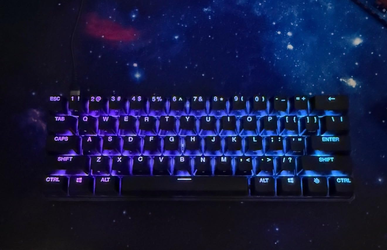 SteelSeries Apex Pro Mini Gen 3 OmniPoint 3.0 HyperMagnetic Switches - Adjustable Actuation - Rapid Trigger - Game-Ready Presets - Protection Mode - Rapid Tap/SOCD - RGB - PBT Keycaps - USB-C customer photo 2
