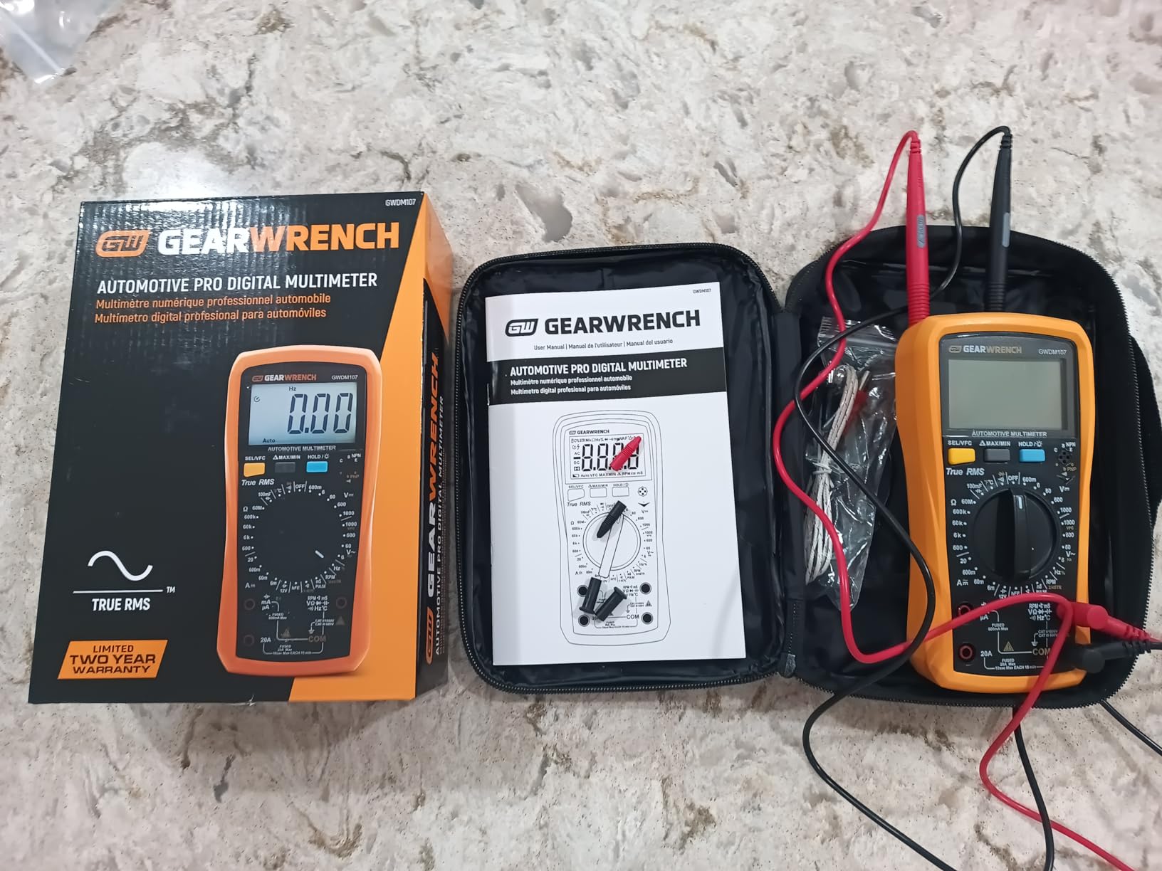 GEARWRENCH Automotive Pro Digital Multimeter | GWDM107 customer photo 1