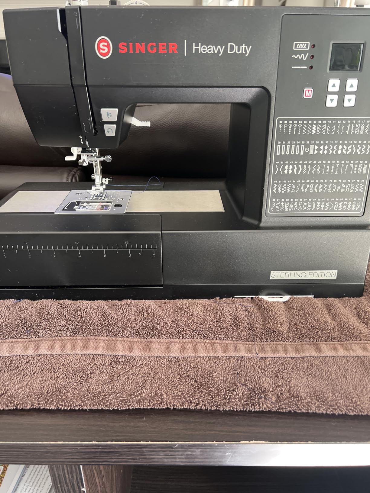 SINGER Heavy Duty 6600C Sterling Sewing Computerized Machine + Accessory Kit | 100 Built-In Stitches Deliver 215 Stitch Applications, 60% More Power, 1100 Stitches/Min, Metal Frame customer photo 2