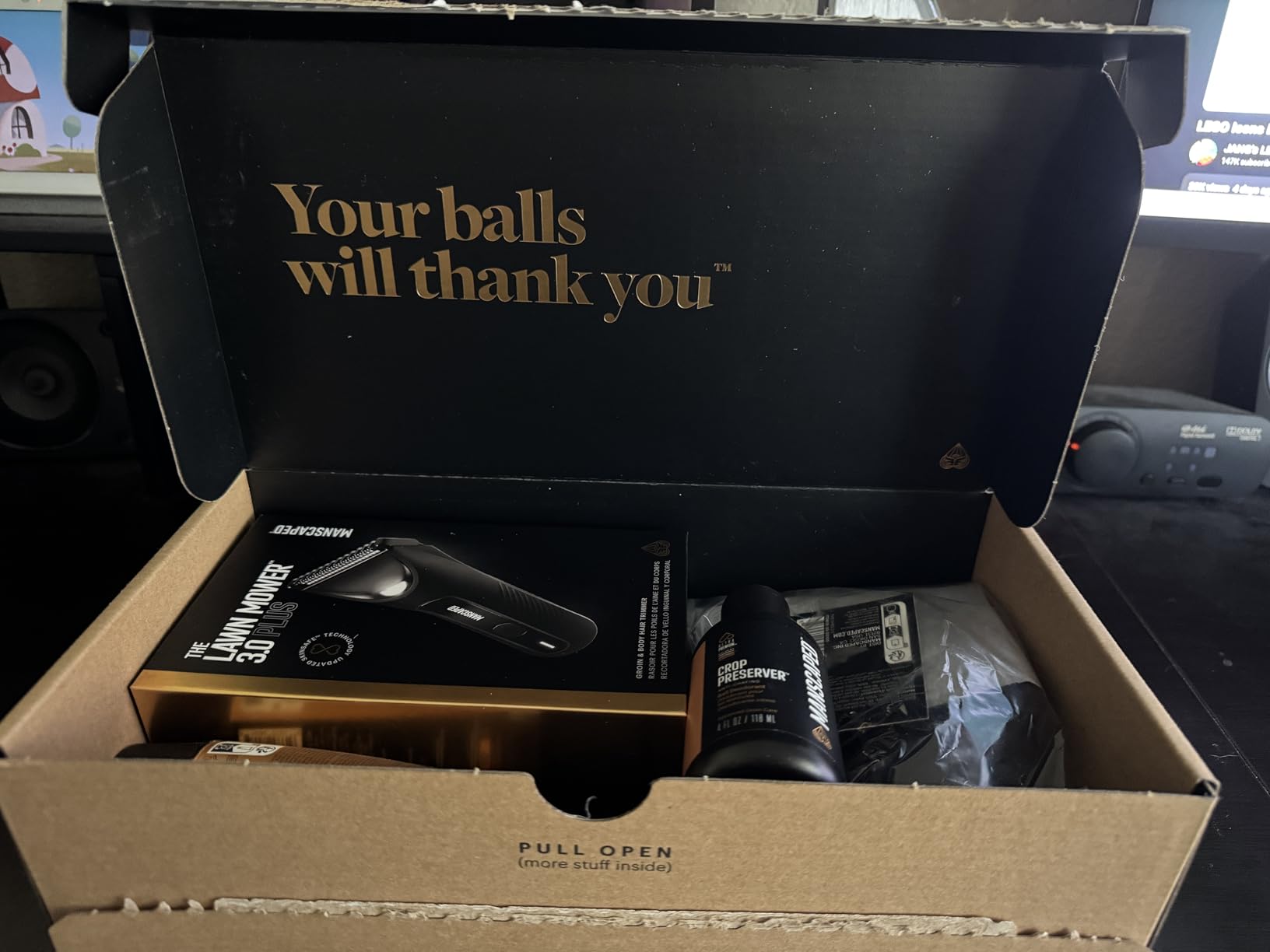Grooming Essentials 3.0 Plus Routine with The Lawn Mower 3.0 Plus Men's Groin Hair Trimmer, Crop Preserver Ball Deodorant, Crop Cleanser, Crop Soother Aftershave, Shed 2.0 Toiletry Bag customer photo 2