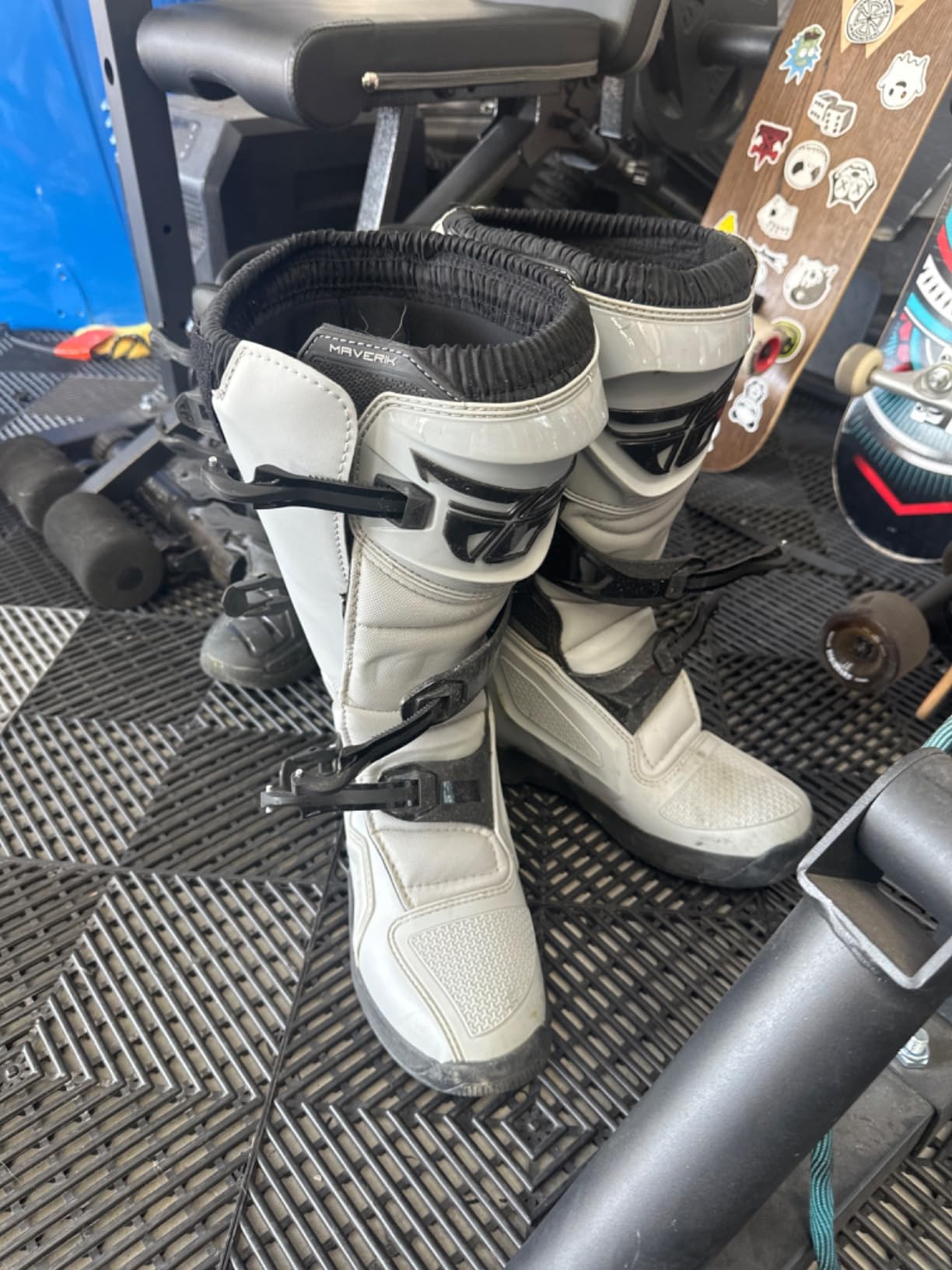 FLY Racing Men's Maverik LT Motocross Dirt Bike Boots, CE EN13634 | Articulated Ankle, Quick-Lock Buckles, Rubber Heat Shield, Lugged Outsole customer photo 1