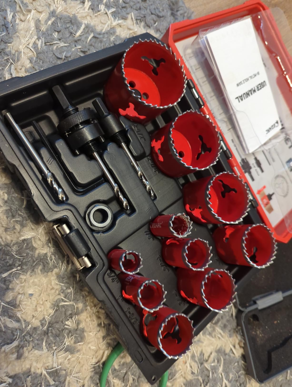 EZARC 16PCS Bi-Metal Hole Saw Kit, 3/4