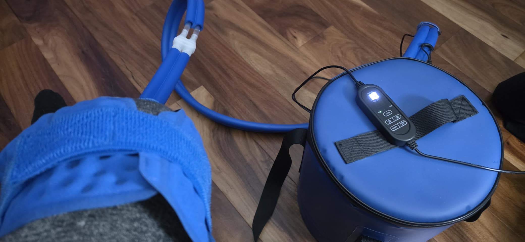 GALINAND Ice Machine for Knee After Surgery 2.0, FSA Eligible HSA, Portable Cold Therapy Machine for Knee Replacement, Ice Therapy for Post Surgery, Cryotherapy System, Ice Compression for Recovery customer photo 1