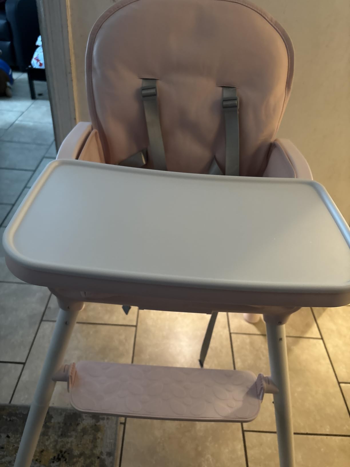 Obee Odee 3-in-1 Portable Baby High Chair for Babies and Toddlers (Grey) | Foldable High Chair for Toddlers with Adjustable Legs & Easy Clean Tray, Travel HighChairs for Indoor and Outdoor Use customer photo 1