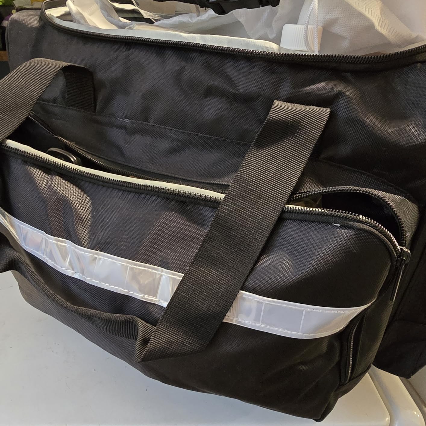 Damero Rolling Medical Bag with Detachable Trolley & Cover Fixed Strap | Medical Bag On Wheels with Inner Dividers, Bottom Support Board, Shoulder Strap for Home Health Nurses, Doctors, EMT, EMS customer photo 1