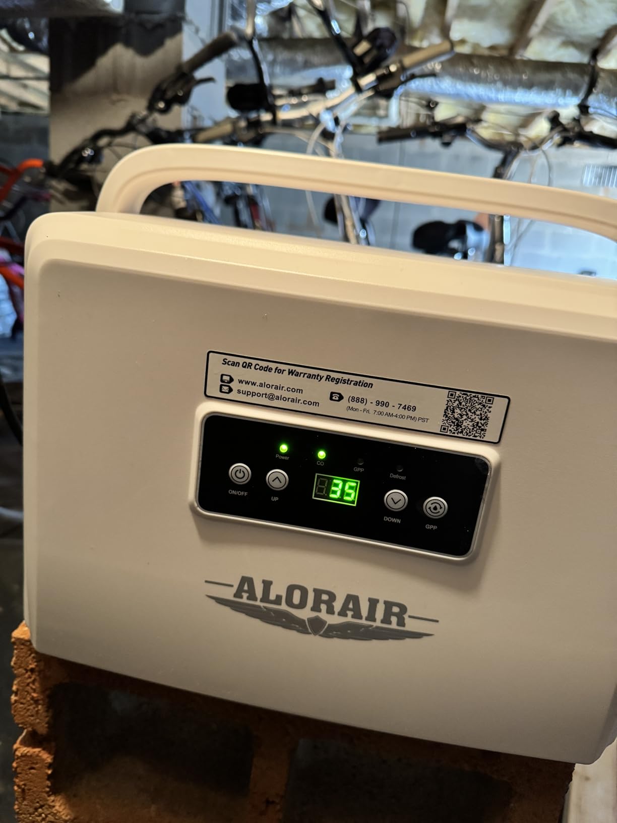 ALORAIR 70 Pints Energy Star Crawlspace Dehumidifier Up To 1000 Sq.Ft. | Portable, Compact, Auto Defrost, Memory Start, with Drain Hose, for Basement, Commercial, Industry, 6-Year Limited Warranty customer photo 1