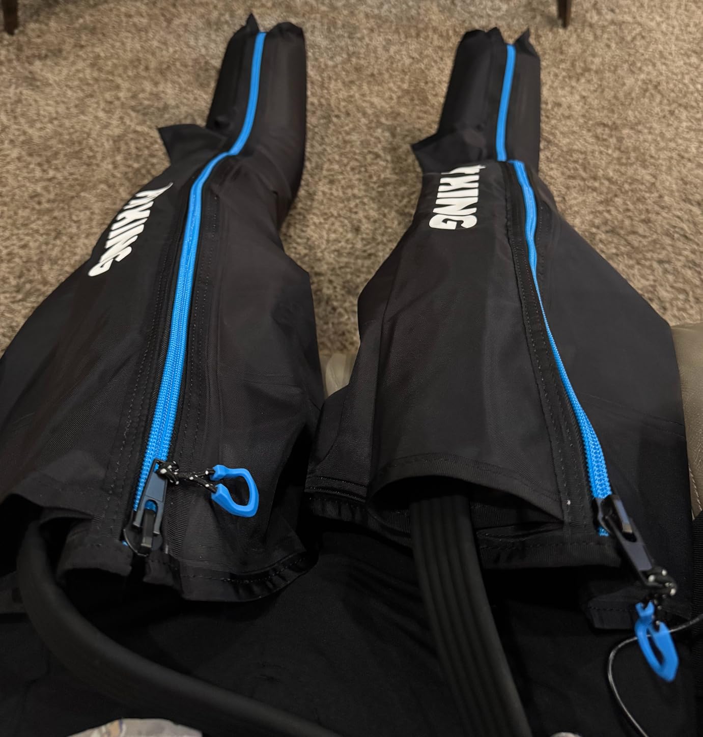 FIT KING Pro Leg Massager Athlete Compression Recovery Boots Cordless M customer photo 1