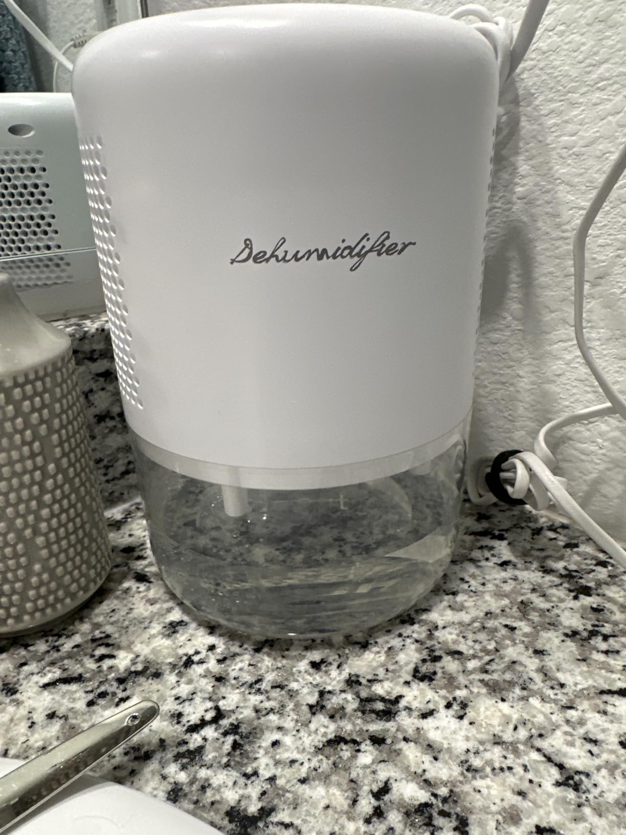 44oz(1.3L) Small Dehumidifier for Home Auto-Off Quiet Portable Dehumidifier with 3 Modes 10 Color Lights 4 Timer Settings for Bedroom Bathroom Closet (215 sq.ft) customer photo 1
