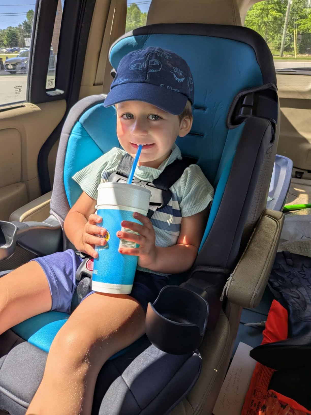 Safety 1st Grand 2-in-1 Booster Car Seat, Converts from High Back to Belt-Positioning Booster, High Back Seat for Kids 40-65, and Belt-Positioning 40-100 Pounds, Old Soul customer photo 1
