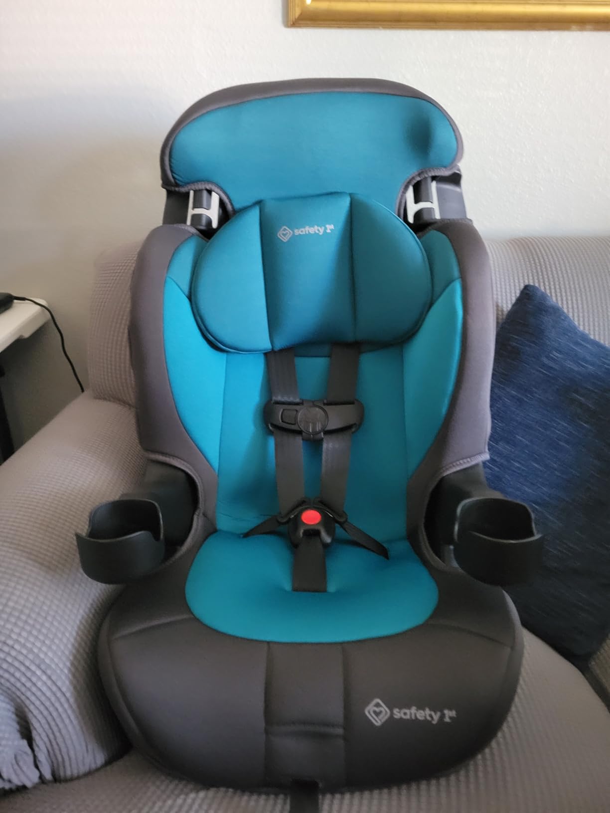 Safety 1st Grand 2-in-1 Booster Car Seat, Converts from High Back to Belt-Positioning Booster, High Back Seat for Kids 40-65, and Belt-Positioning 40-100 Pounds, Old Soul customer photo 2