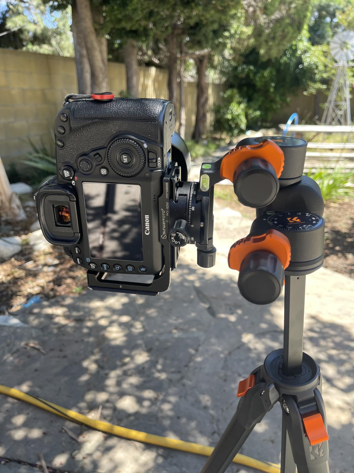 K&F Concept 3-Way Geared Tripod Head | Millimeter Micro-Adjustment, Aluminum Alloy, Maximum Load Capacity of 6kg for Star Shooting. GD-3W PRO customer photo 1