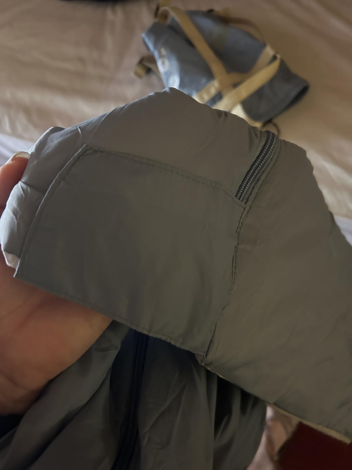 Ultralight Backpacking Sleeping Bag - 50-70°F, 1.5lbs, Waterproof & Machine Washable, 2-Way Zipper for Teens, Couples, Women, Men Compact for Hiking/Camping (M/L Sizes) customer photo 1