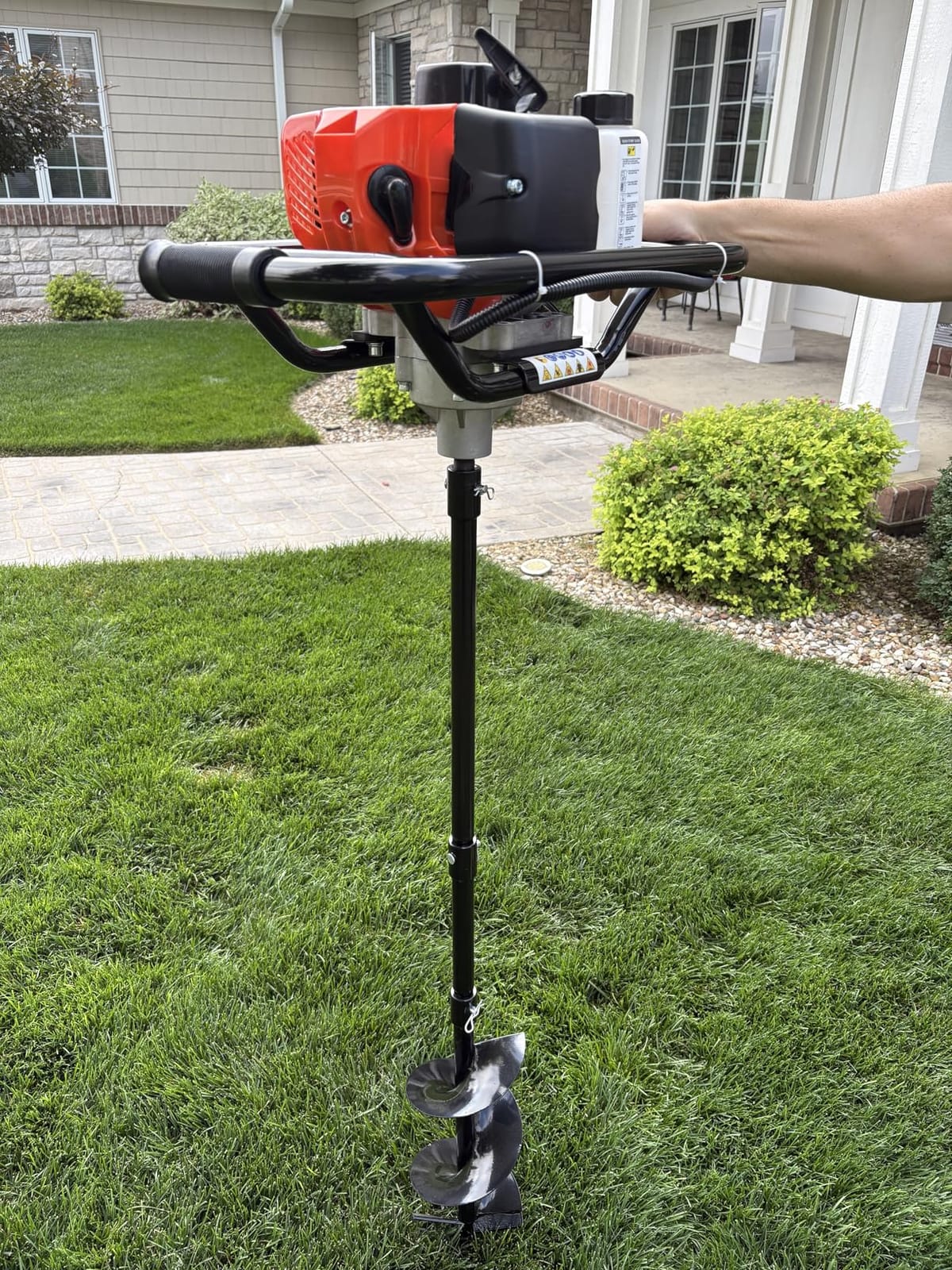 Baotree 72cc Gas Powered Post Hole Digger, Earth Auger with 6