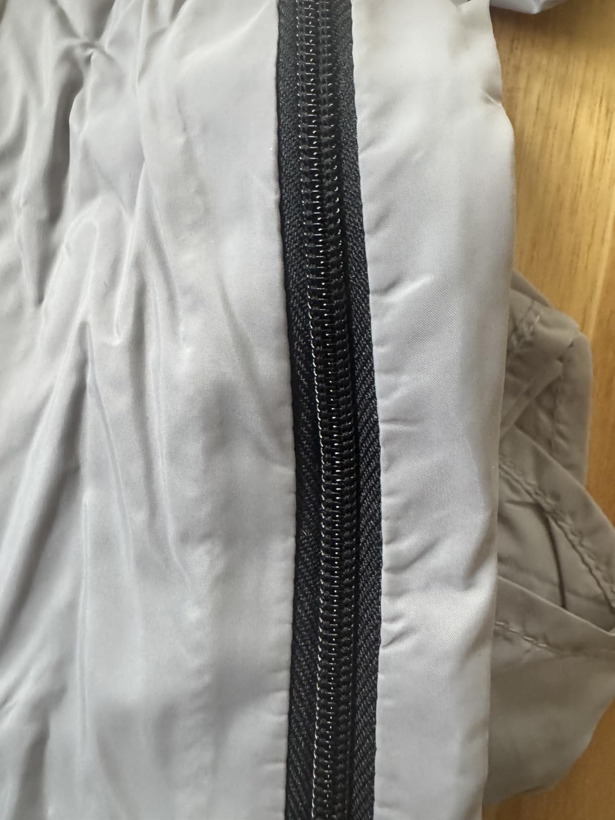 Ultralight Sleeping Bag Liner - 4.3/5.3 oz Washable Adult Sleep Sack | Travel Sheets, Self Tan Sleep Sack with Two-Way-Zipper, 100% Nylon customer photo 1