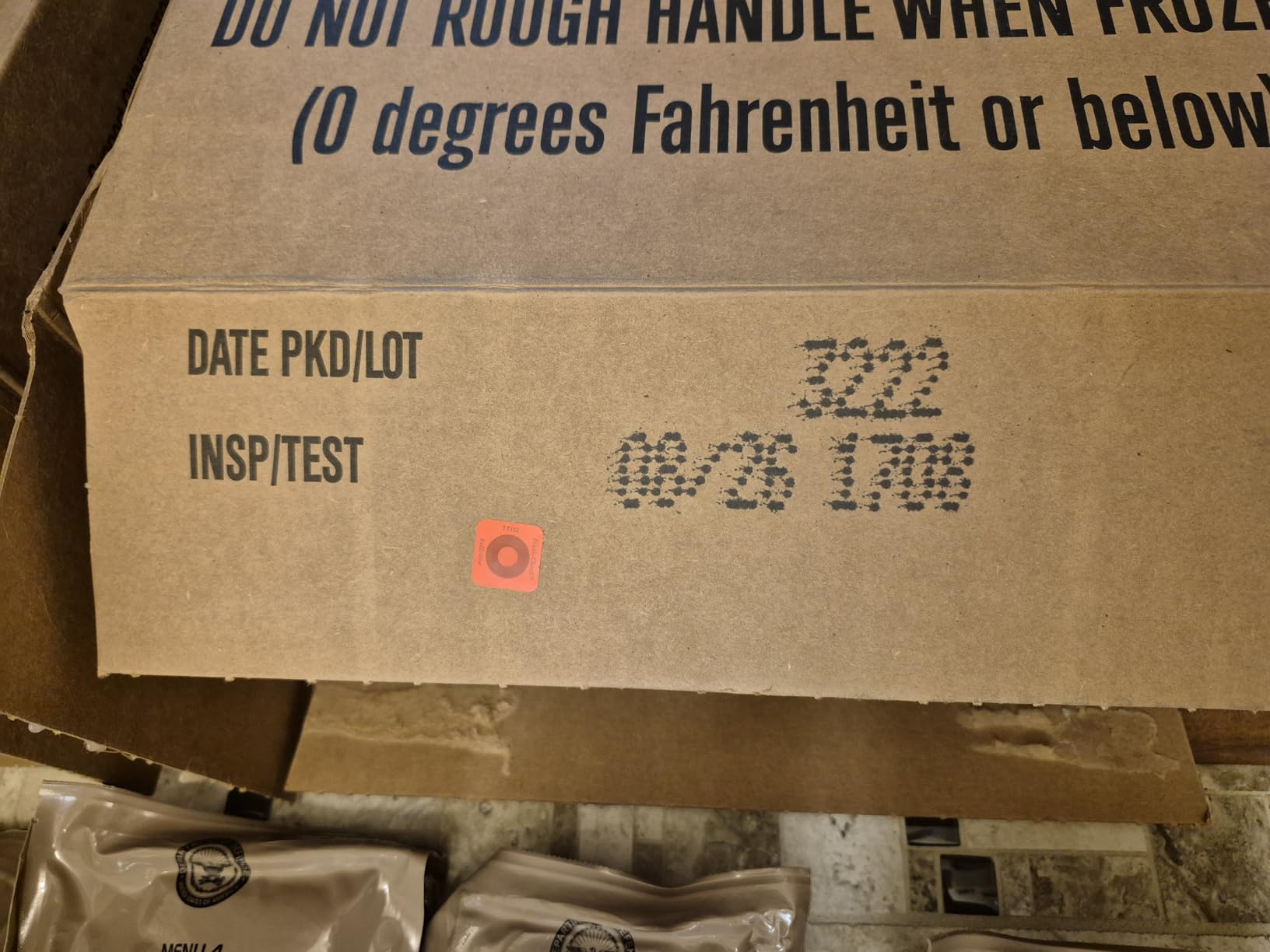 2026 Inspection MRE, U.S. MRE Meals, Emergency Supplies, Emergency Food Supply, Survival Food w/Flameless Heater, Ready Meals (Variety Pack of 24) - (A & B Case Fresh Stock) MREs have 10 Year Shelf Life From Inspection Date customer photo 1