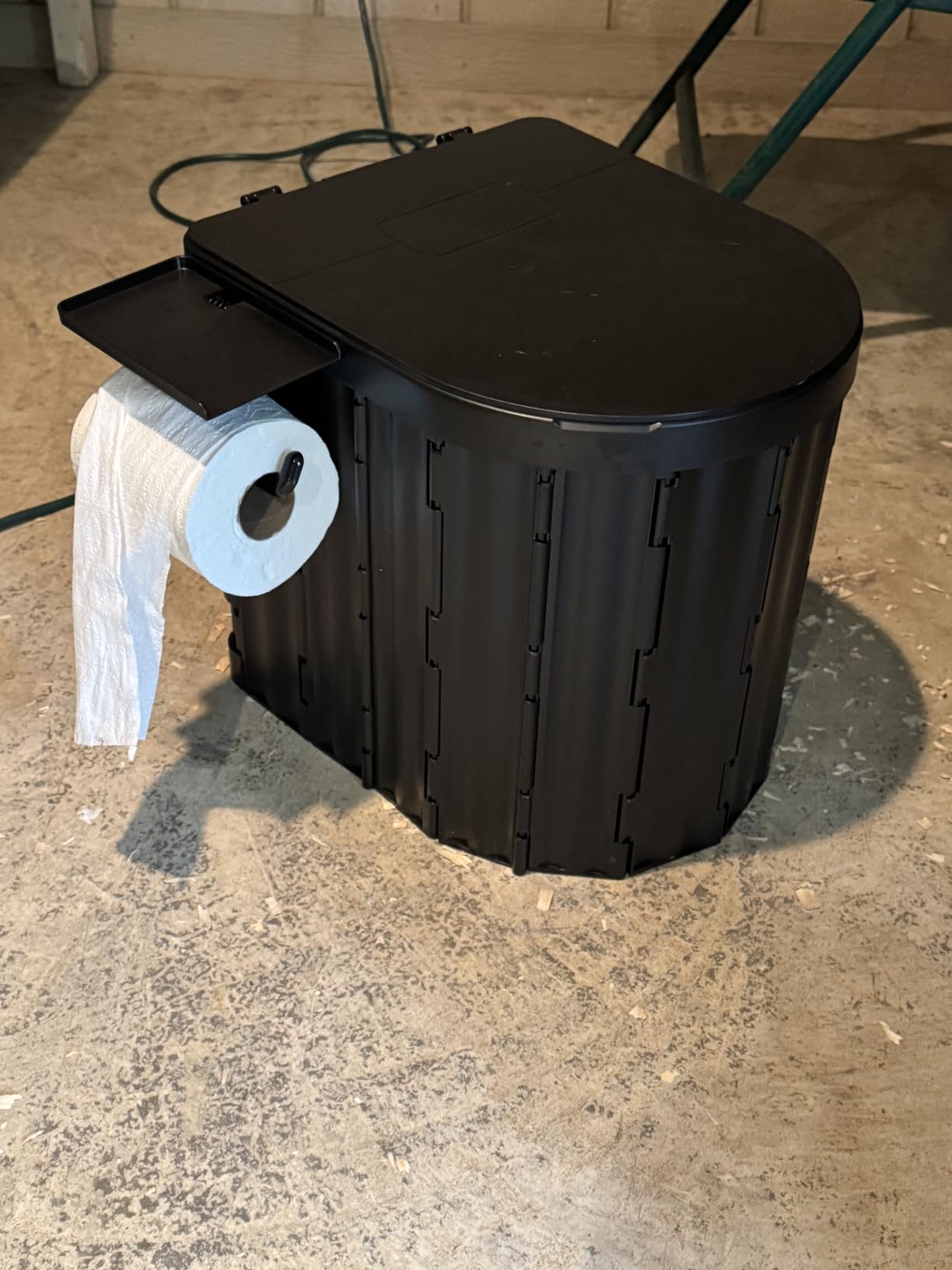 Portable Toilet with Urine Gel & Leak-Proof Bags - Odorless Camping Toilet for Adults & Kids, Outdoor Travel Potty with Ergonomic Design customer photo 2
