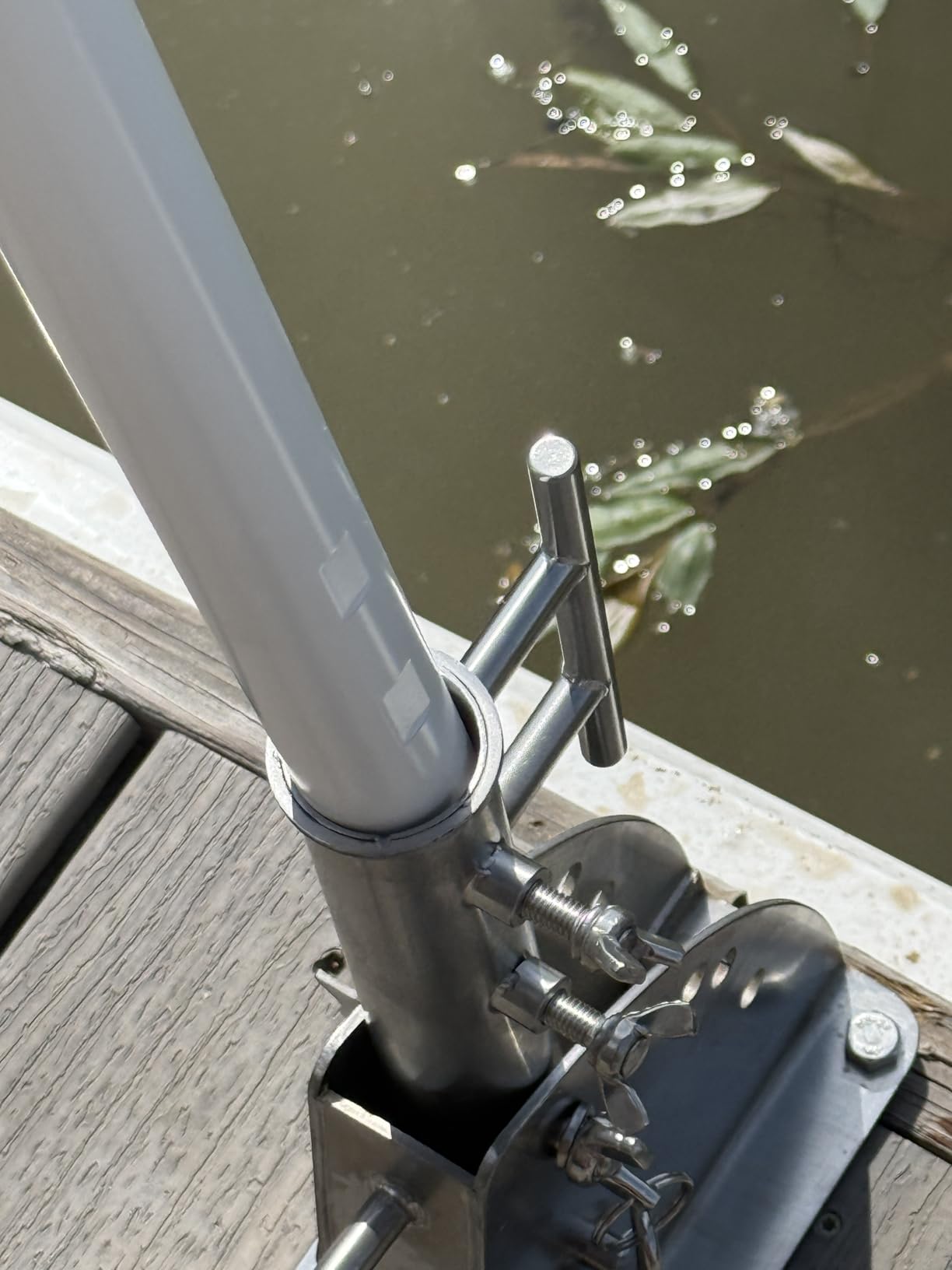 Mooring Whips for Jet Skis with Solid Fiberglass Rods and Adjustable Angle Base for Secure Boat Docking Includes Lines customer photo 2
