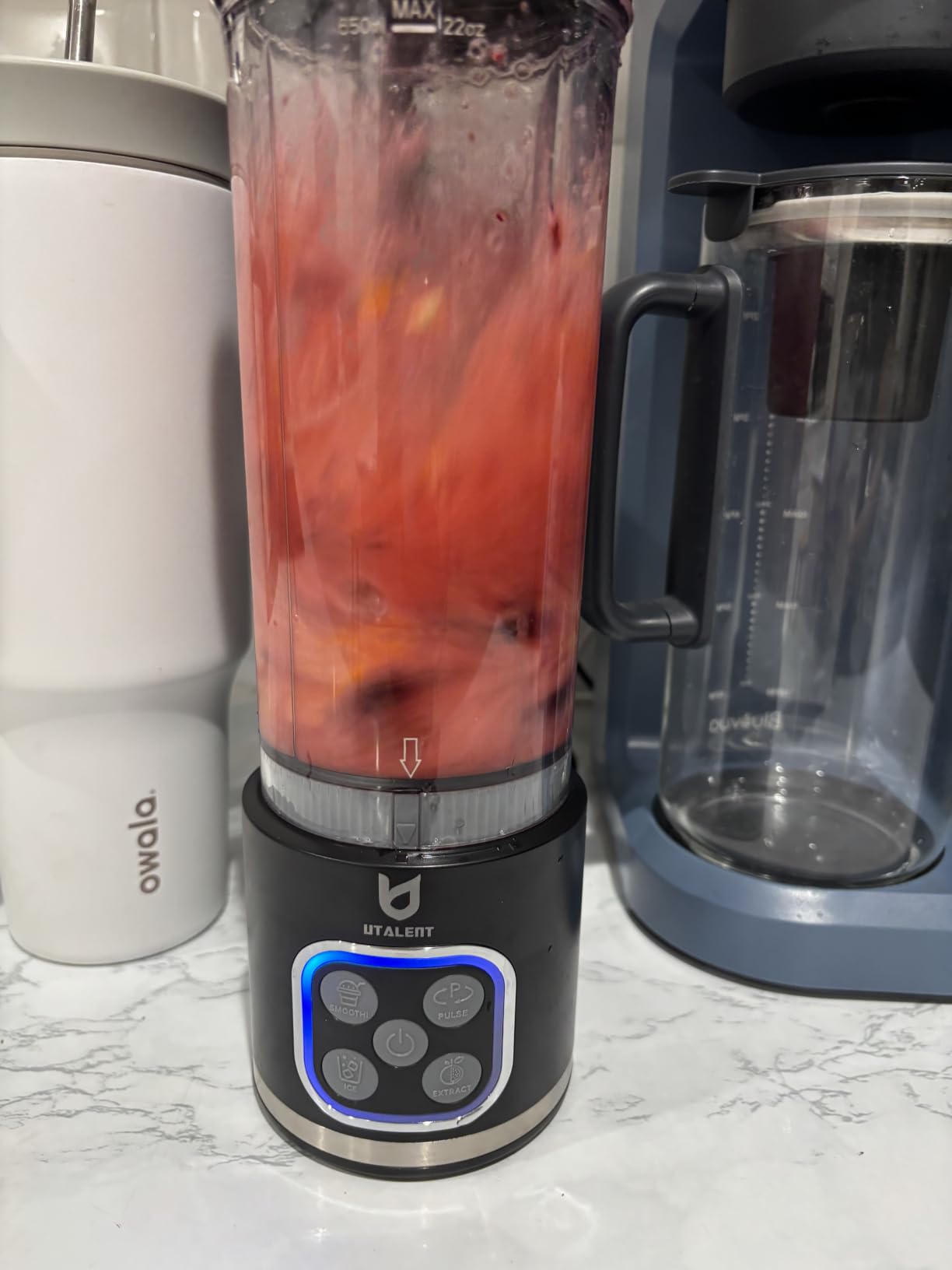 UTALENT Cordless Portable Blender, Ice Crush, 700W Motor, 25oz Cup customer photo 1