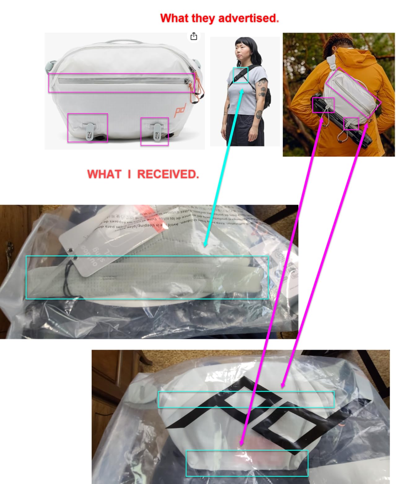 Peak Design Outdoor Sling 4L, Black - Padded Adjustable Shoulder Strap for Crossbody & Waist Carry customer photo 2