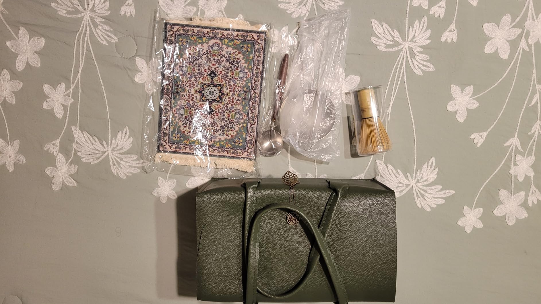 Matcha Whisk Set - Premium 7-Piece Traditional Matcha Set with Bamboo Whisk, Matcha Cup, Sifter & Green Leather Case - Complete Tea Accessories & Gift Set customer photo 2