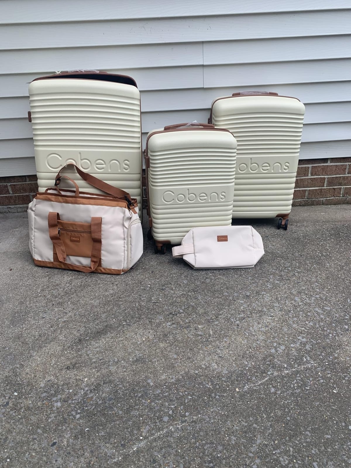 Carry-on Luggage 22x14x9 Airline Approved, 3 Piece Luggage Sets, Black customer photo 2
