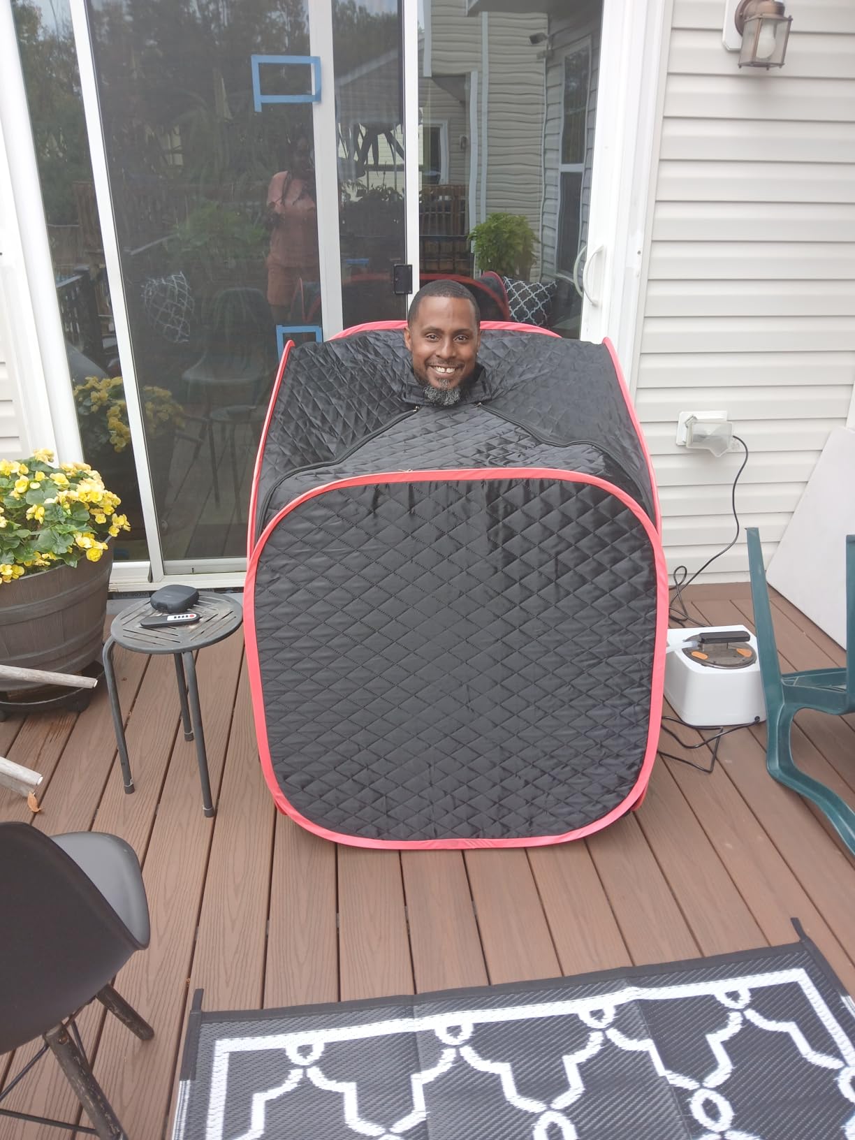 Portable Steam Sauna at Home by FniOk customer photo 1