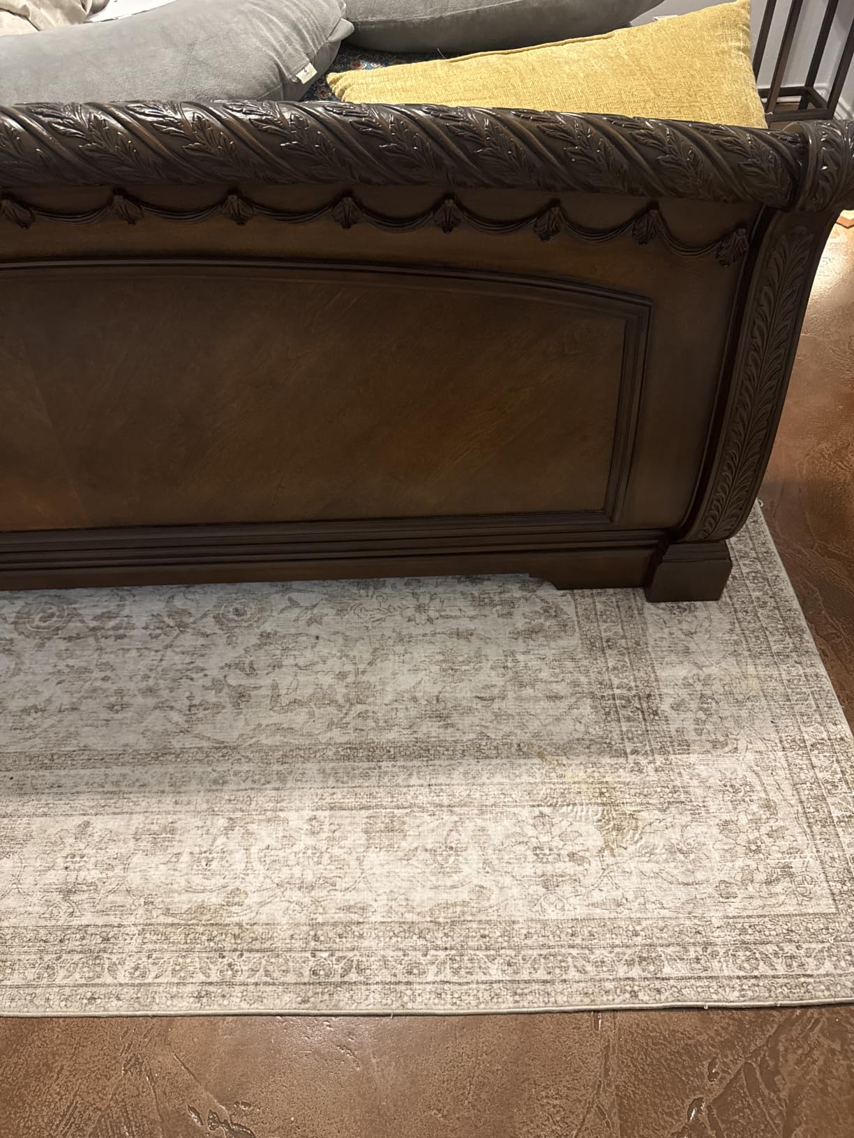 Area Rugs 9x12 Living Room: Washable Bedroom Rug Non Slip Large Boho Carpet customer photo 1