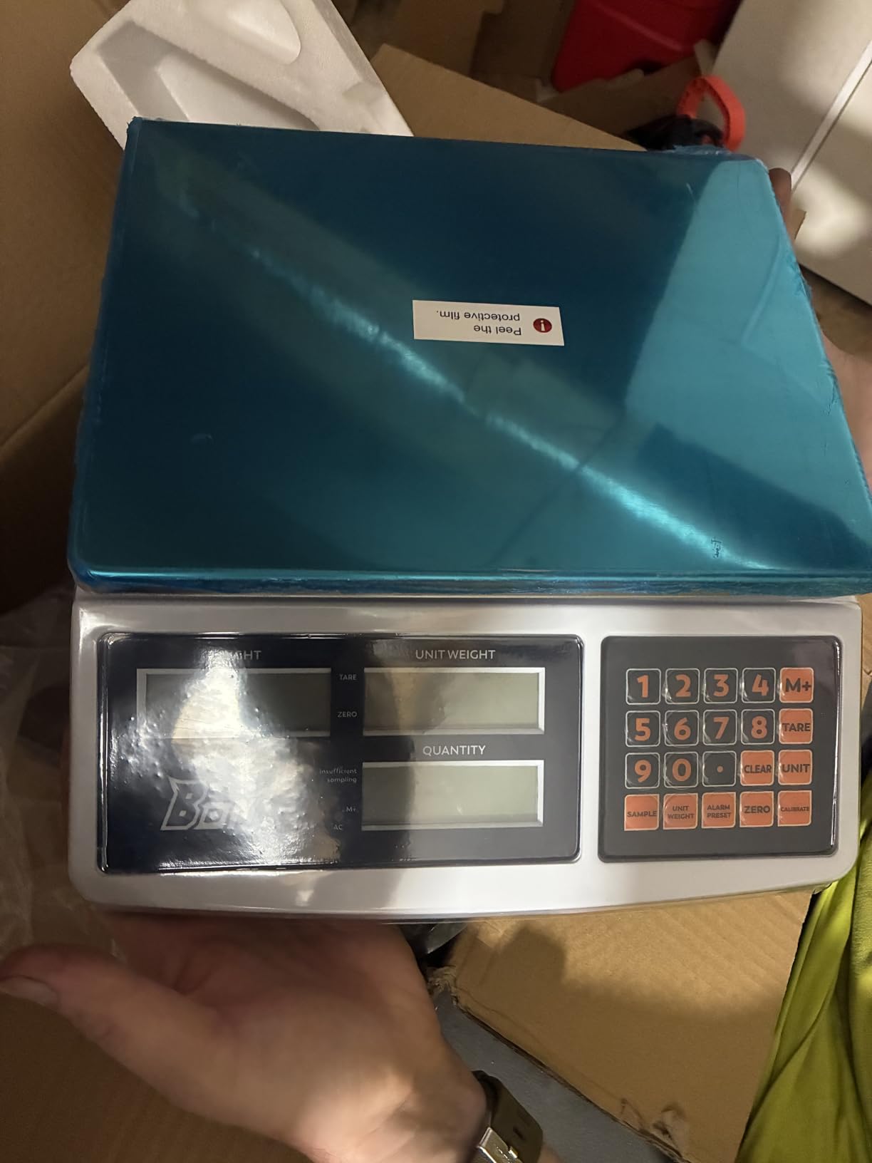 Bonvoisin Counting Scale 30kg/66lb x 0.1g Digital Inventory Industrial Scale with Battery for Small Parts Tickets Pieces customer photo 1