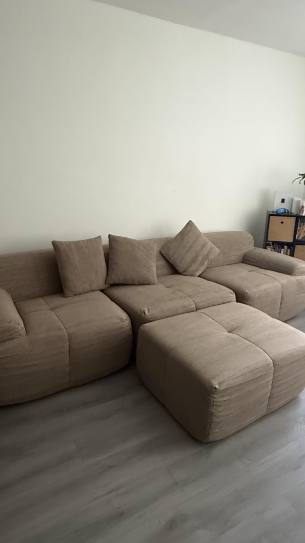 LIKIMIO LumiCord Modular Sectional Sofa with Ottoman, 118