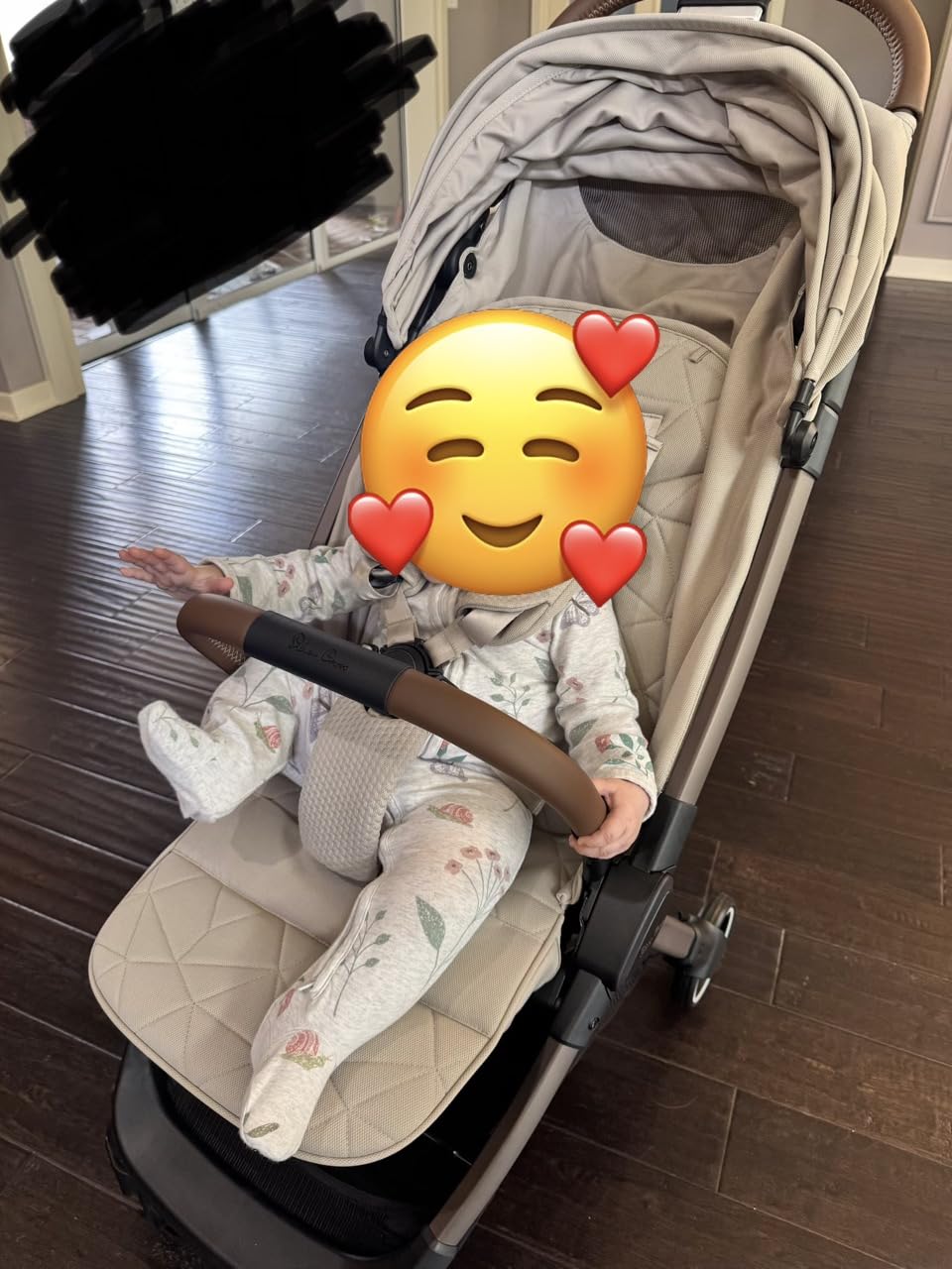 Silver Cross Clic Compact Travel Stroller - (Latte) - Lightweight Baby Stroller for Airplane Travel - One-Hand Fold, Lie-Flat Infant & Toddler Seat - Birth to 55 lb customer photo 1
