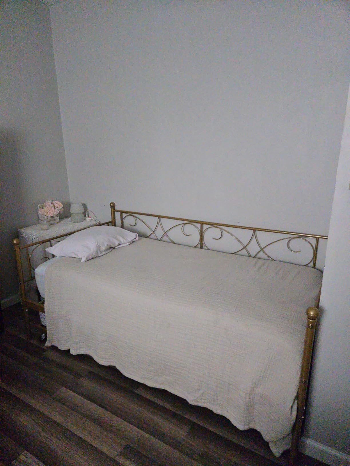 IDEALHOUSE Twin Daybed with Trundle, Metal Trundle Bed, Black | Sofa Bed Frame, Heavy Duty Metal Slats, 6 Universal Wheels, Space Saving, for Living Room, Bedroom, Guest Room customer photo 1
