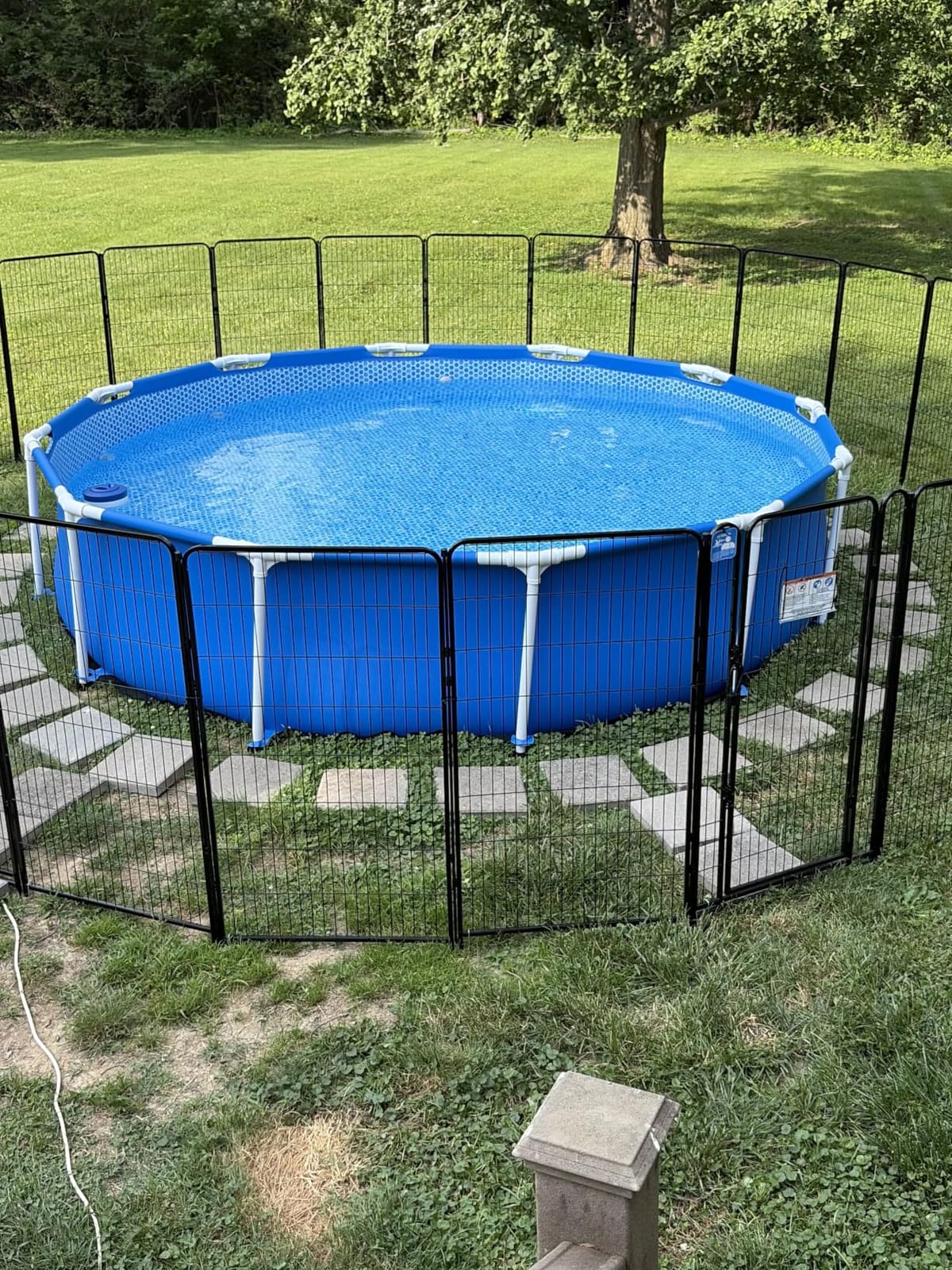 Intex Metal Frame 12ft x 30in Round Above Ground Swimming Pool Set w/Pump | 28211EP - 530 GPH Cartridge Filter Pump and Type A Filter Cartridge Included customer photo 1