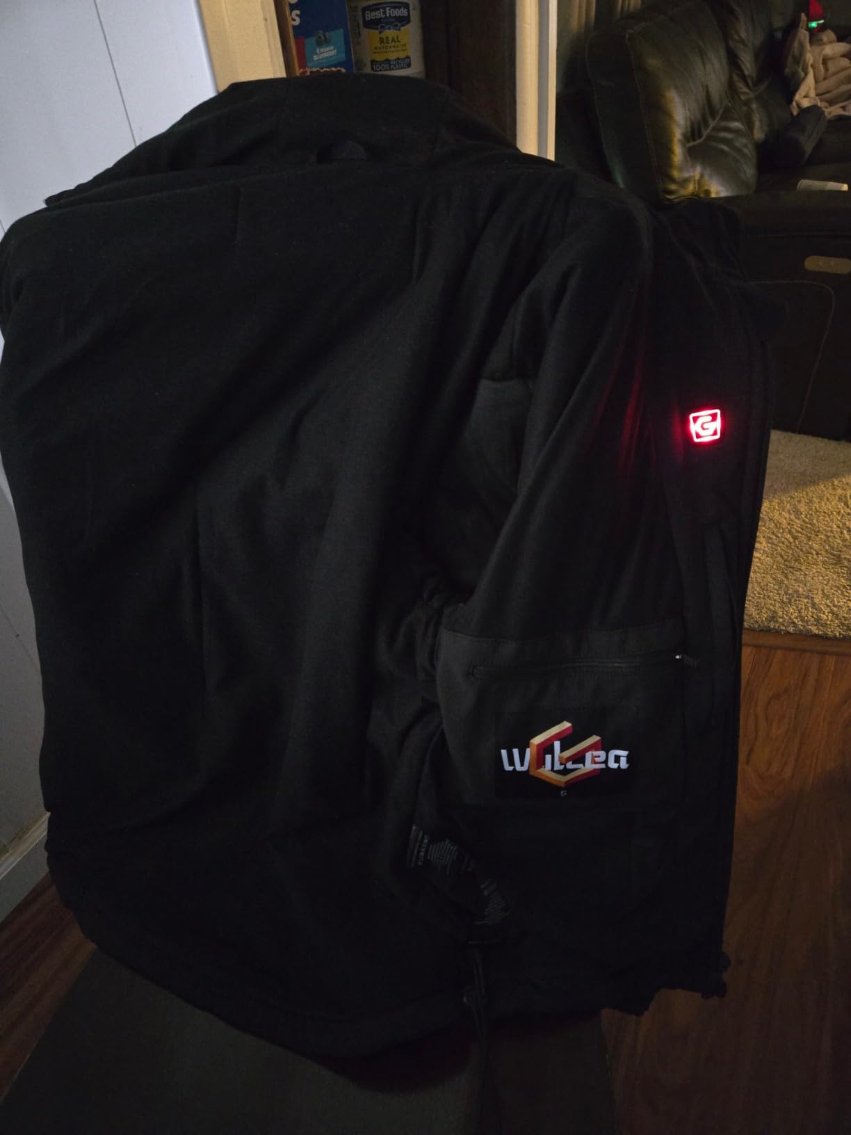 Wulcea Graphene Heated Soft Shell Jacket for Men 12V 18400mAh Large Capacity customer photo 2