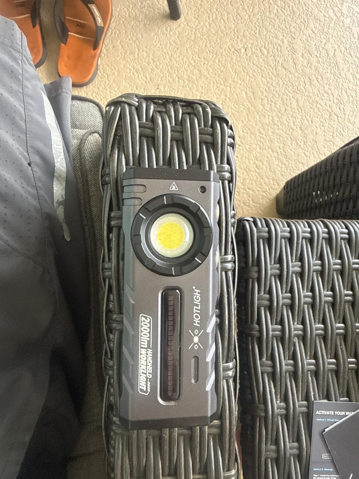 HOTLIGH ZF8313 Rechargeable Flashlight, Magnetic EDC Flashlight, 2000 Lumens customer photo 1
