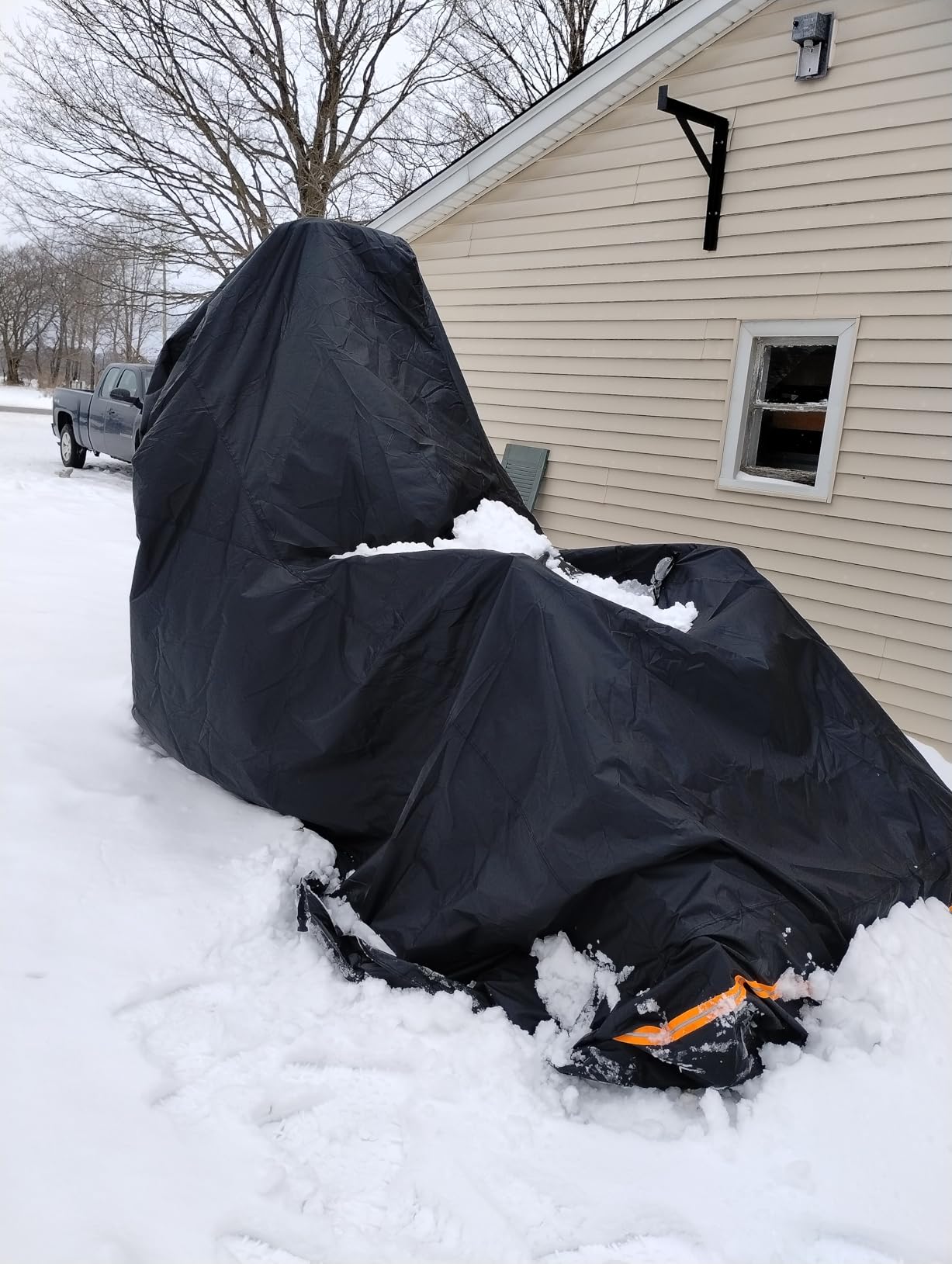 Heavy Duty Tractor Cover Waterproof 600D Oxford | Fits John Deere, Kubota, Mahindra, New Holland, Massey Ferguson Compact Tractors - All Weather Protection with Storage Bag customer photo 2