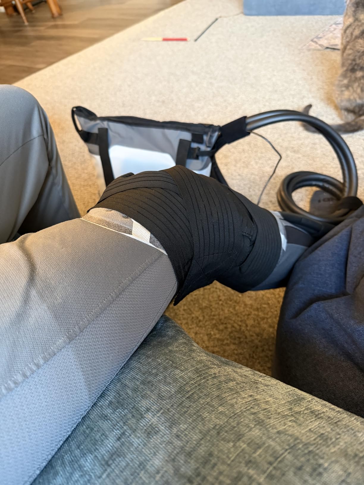 Ice Machine for Shoulder After Surgery, Programmable & Portable | FSA-HSA: Cold Therapy Machine for Shoulder Pain Relief, Quiet Cryotherapy System for RCR/rTSA, Sports Training & Home Use customer photo 2
