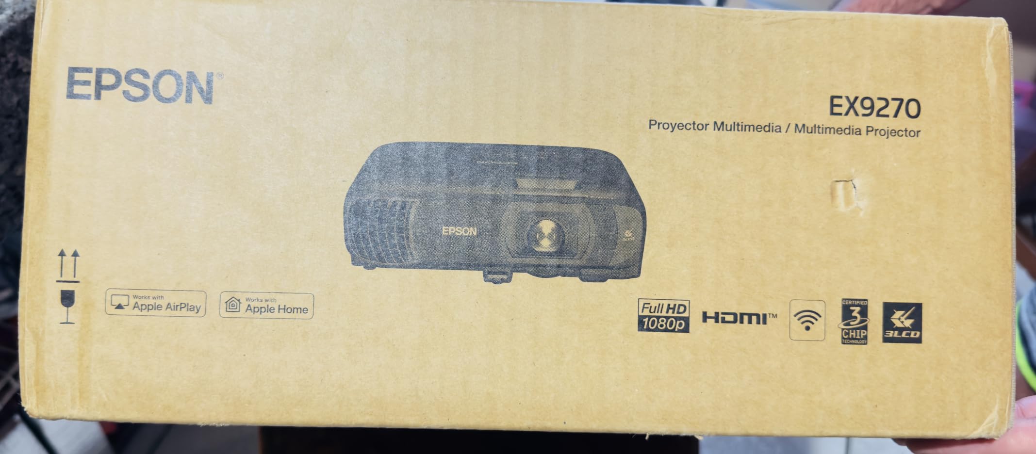 Epson Pro EX9270 Wireless 1080p 3-Chip 3LCD Business Projector | 4100 Lumens Color and White Brightness Built-In Speaker Stream from Phone / Laptop Airplay Miracast 2 HDMI Ports 1.6x Zoom customer photo 1