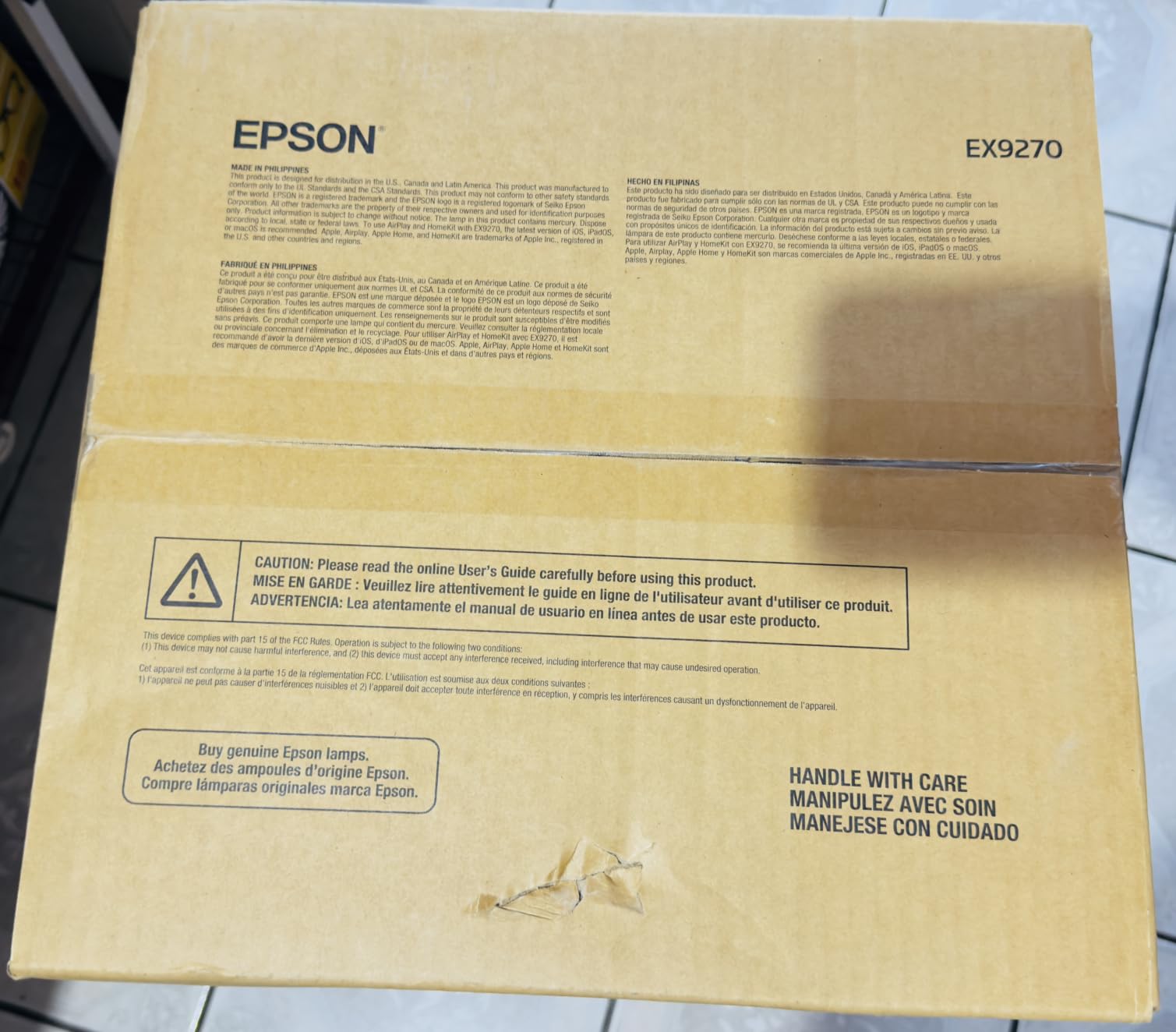 Epson Pro EX9270 Wireless 1080p 3-Chip 3LCD Business Projector | 4100 Lumens Color and White Brightness Built-In Speaker Stream from Phone / Laptop Airplay Miracast 2 HDMI Ports 1.6x Zoom customer photo 2