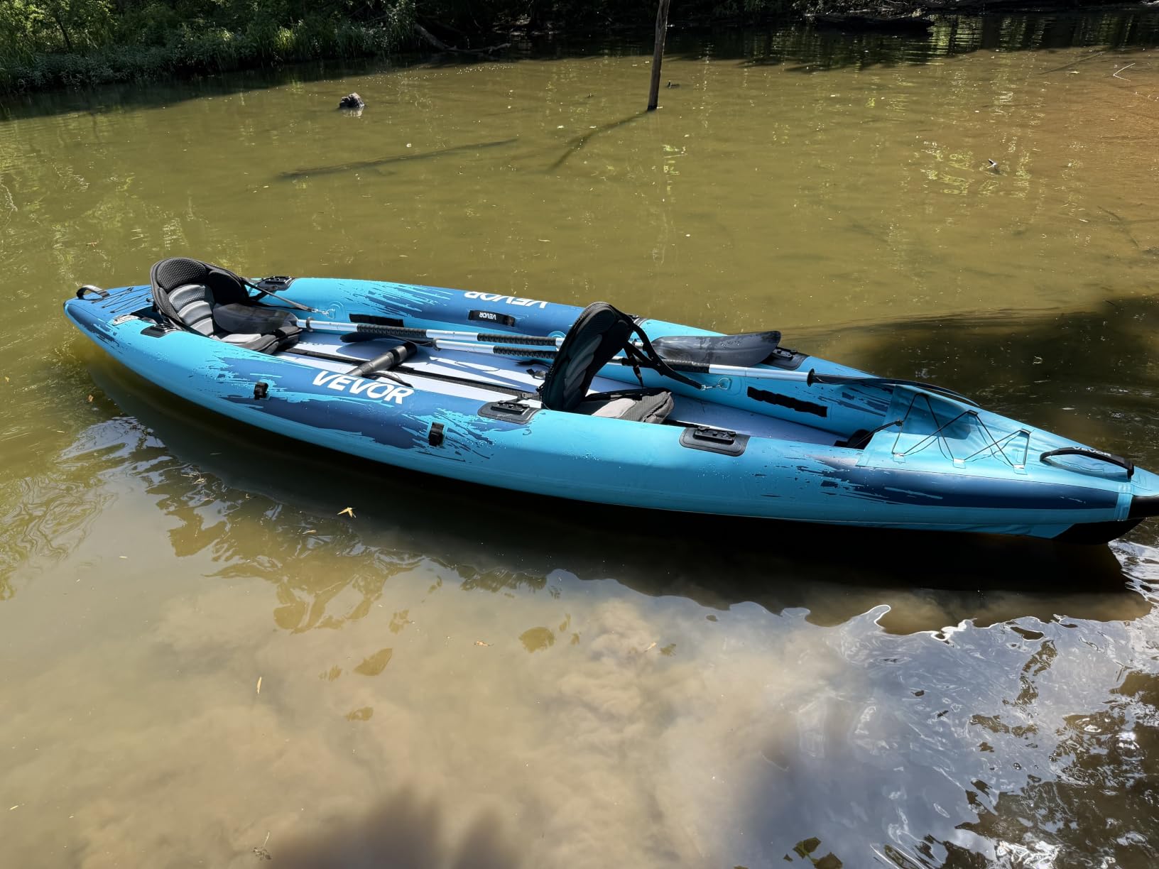 VEVOR 2-Person Inflatable Kayak, 14'4