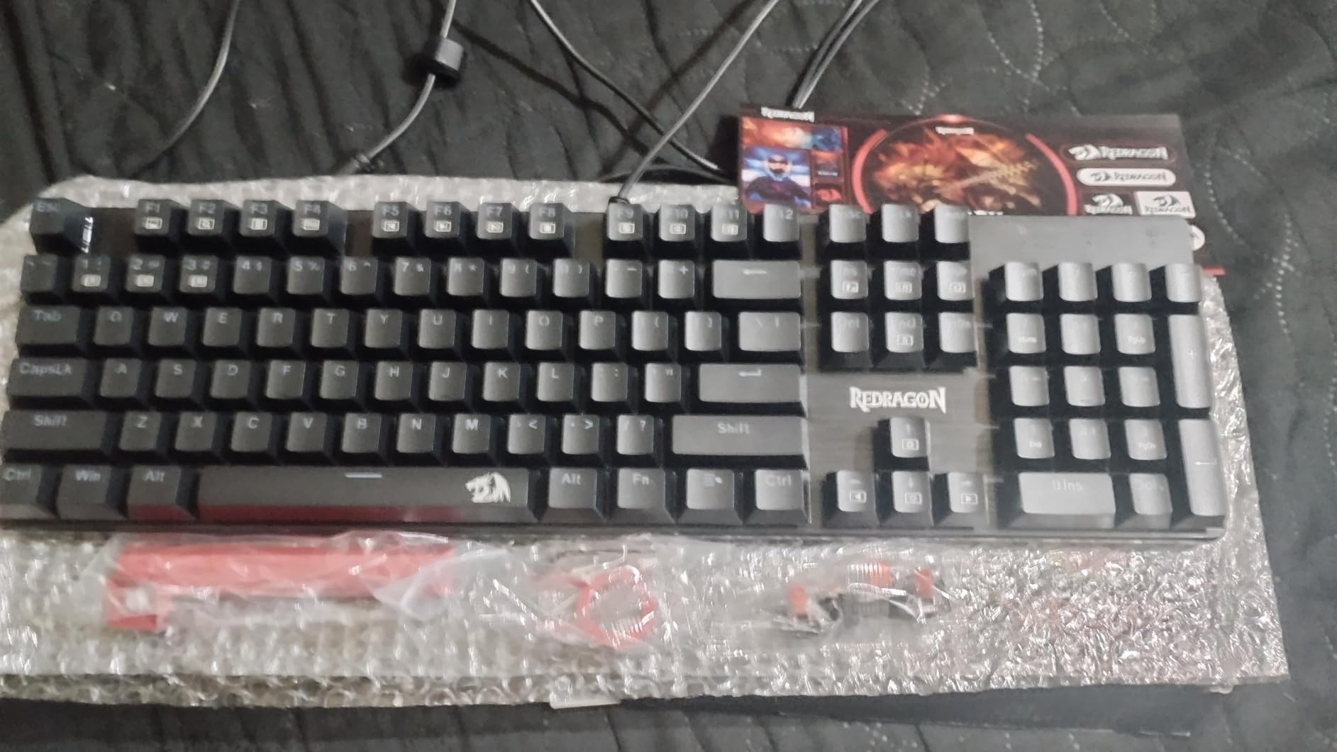 Redragon K671KS Wireless Mechanical Gaming Keyboard, Tri Mode BT/2.4G/USB-C Hot Swappable Custom Keyboard, RGB Backlit Computer Gaming Keyboards, PBT Keycaps, Programmable for PC/Tablet/MAC customer photo 2