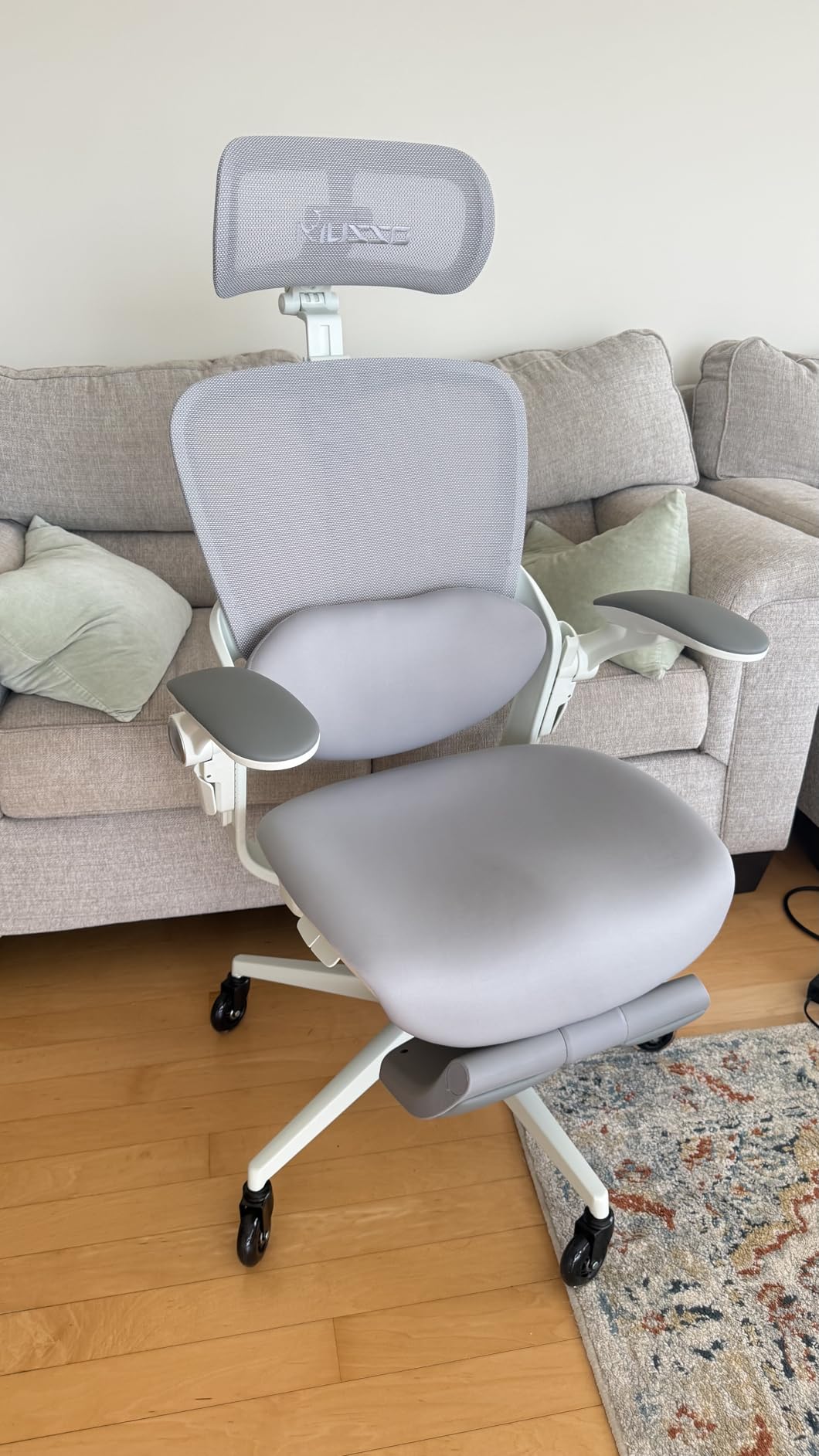 MUSSO E80 Muse Petite Ergonomic Office Chair for Women & Small Frames Black | 3-Level 3D Lumbar Support; 4D Headrest; 90 Flip-Up Arms & Footrest; 135 Recline; Breathable Mesh customer photo 1