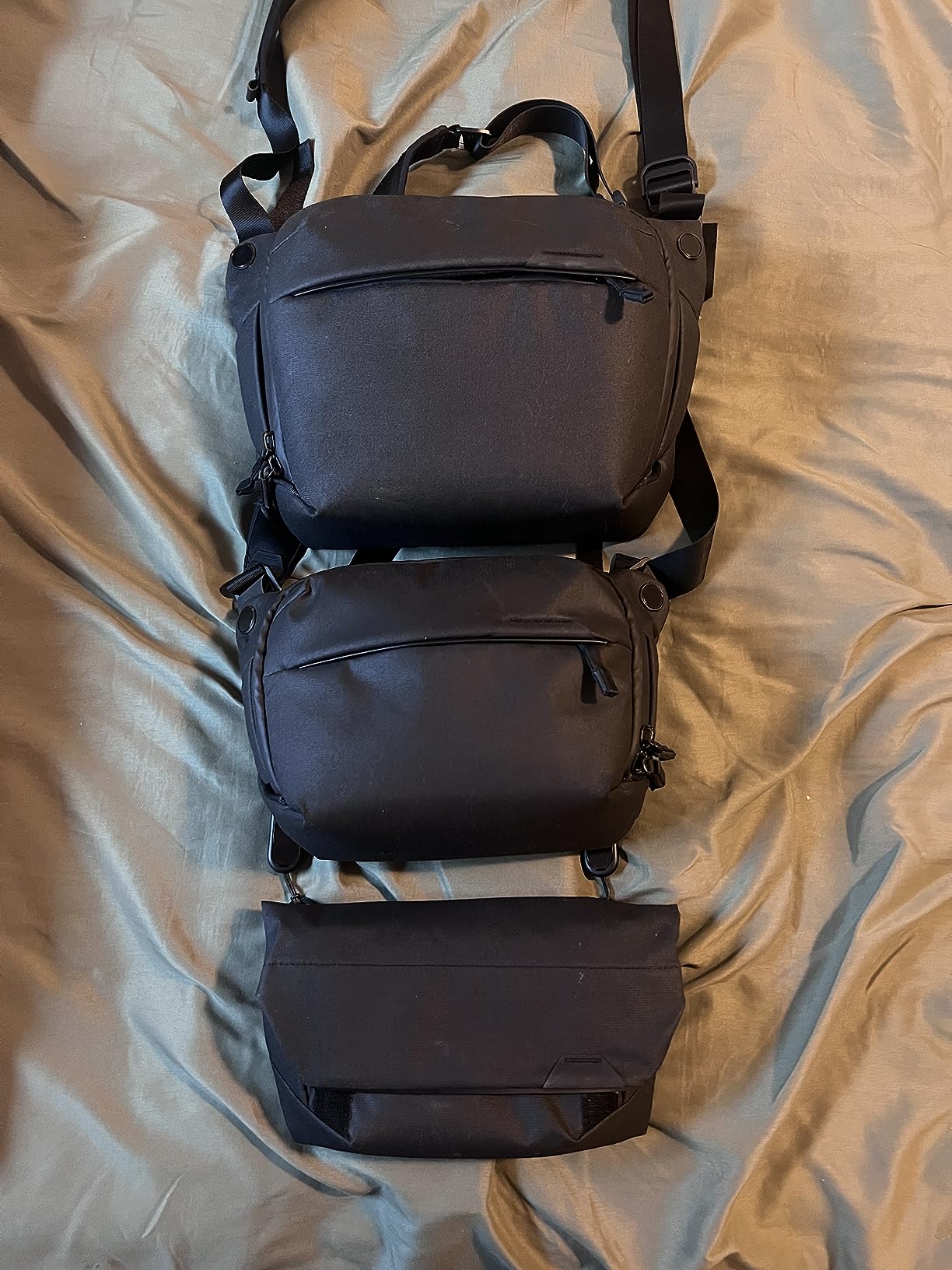Field Pouch V2, Eclipse, 2-in-1 Organizer and Sling Bag, Adjustable Shoulder Strap and Integrated Belt Loops, Weatherproof Nylon Canvas, Organizer Pouch or Carry Bag for Men and Women customer photo 1