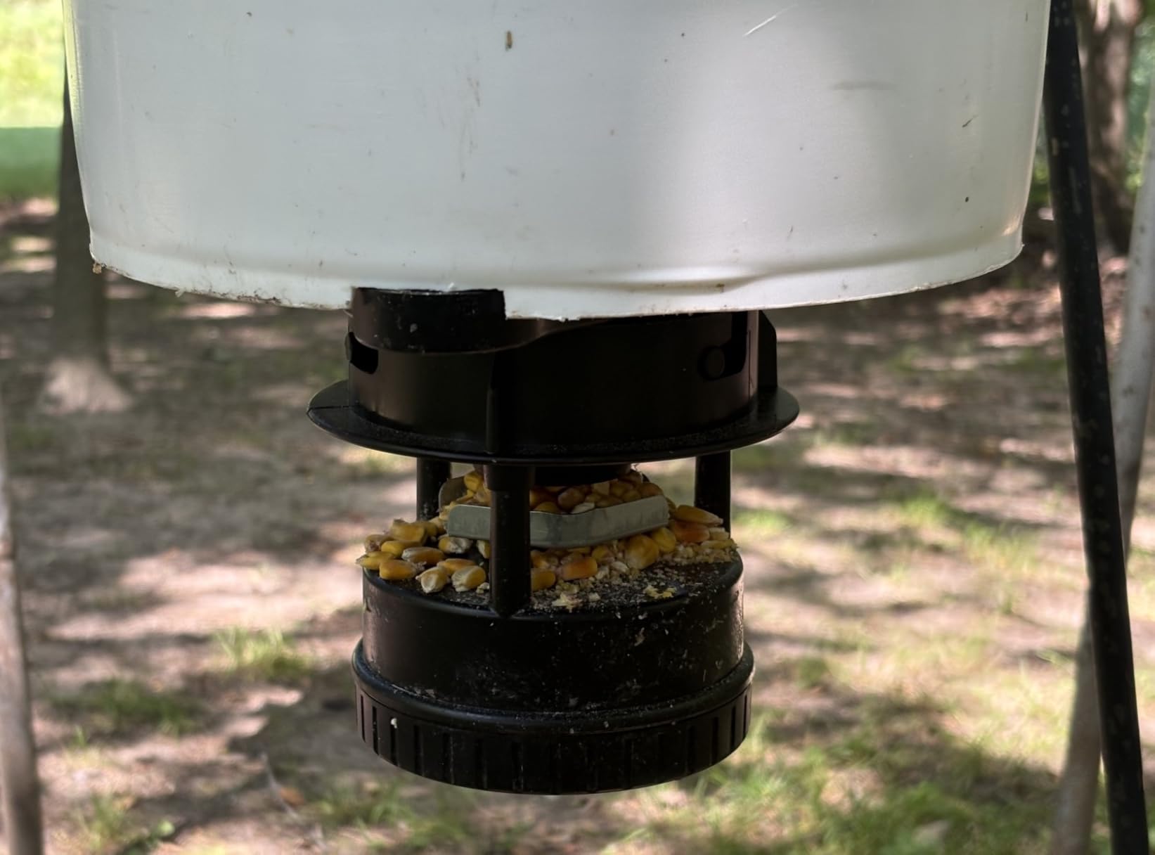 Moultrie All-in-One II Feeder Kit - Bluetooth App Control | Bluetooth App Control, pairs with Edge 3, full remote access, quick-lock mounting, includes motor and spreader customer photo 1