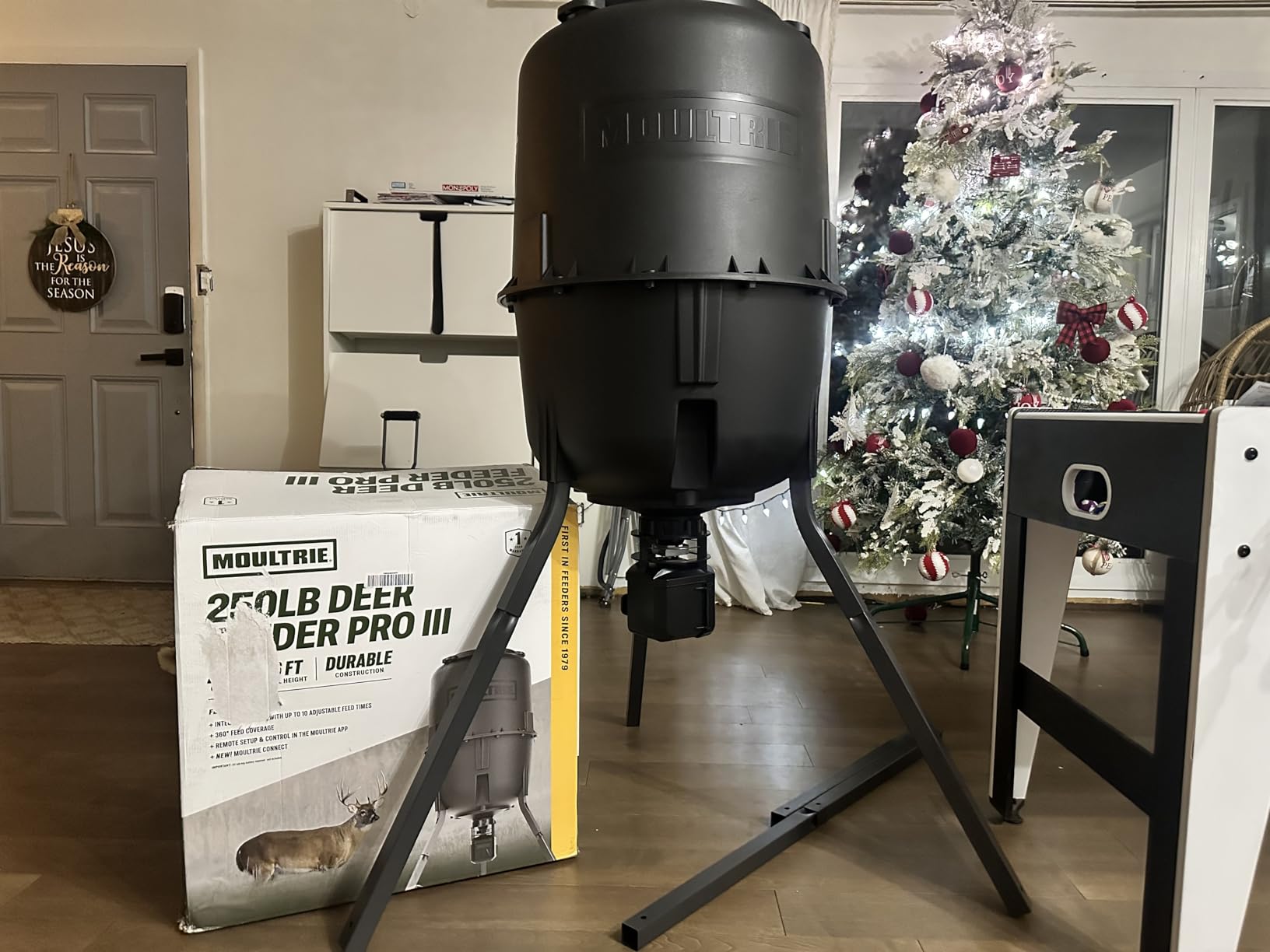 Moultrie 250 Lb Pro Hunter III Tripod Feeder customer photo 1