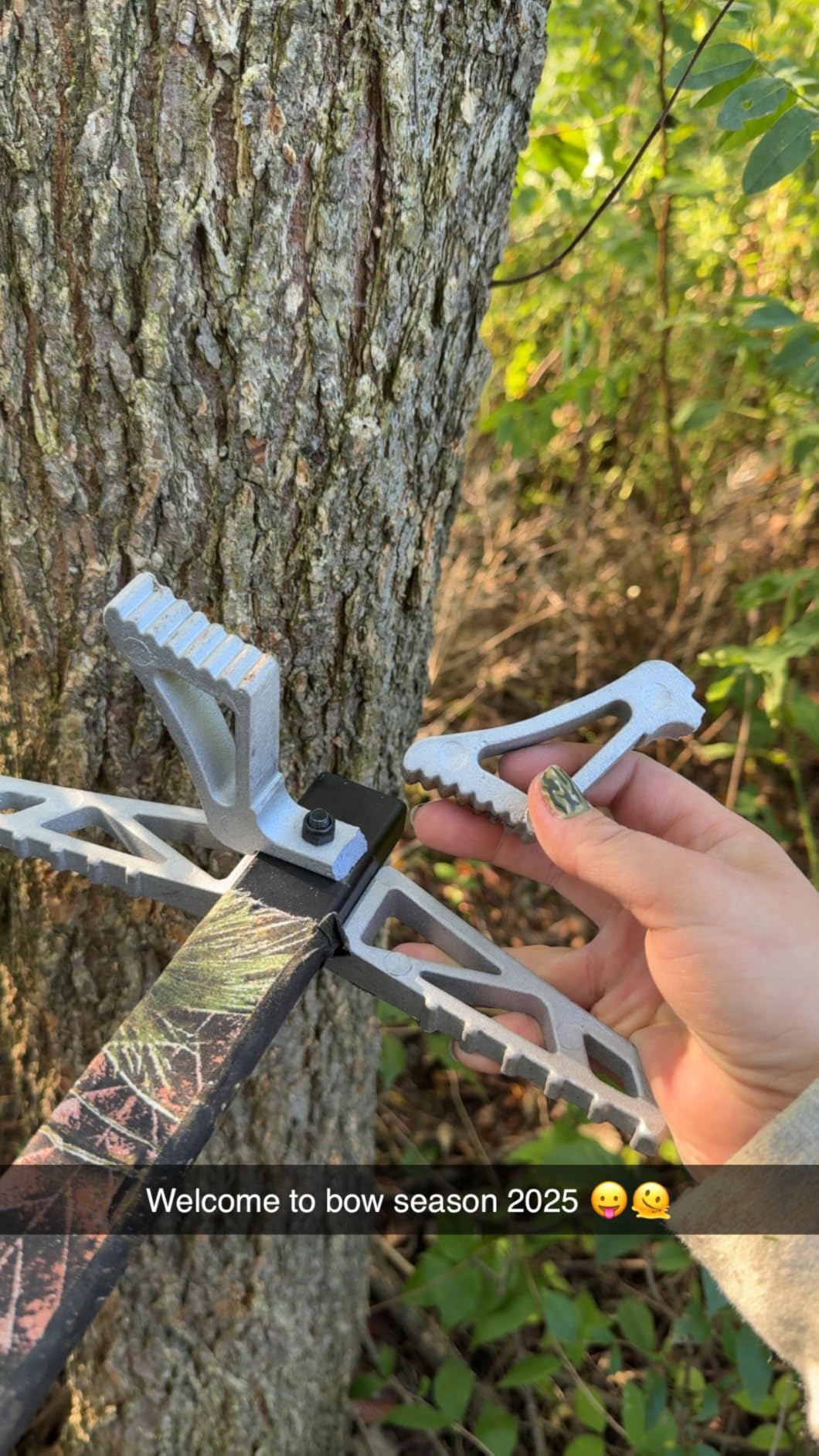 Kalkal Complete Tree Saddle Hunting System, Hunting Saddle Kit with Aluminum Tree Saddle Platform, Tree Saddle Safety Harness, Tree Straps and Safety Rope customer photo 2