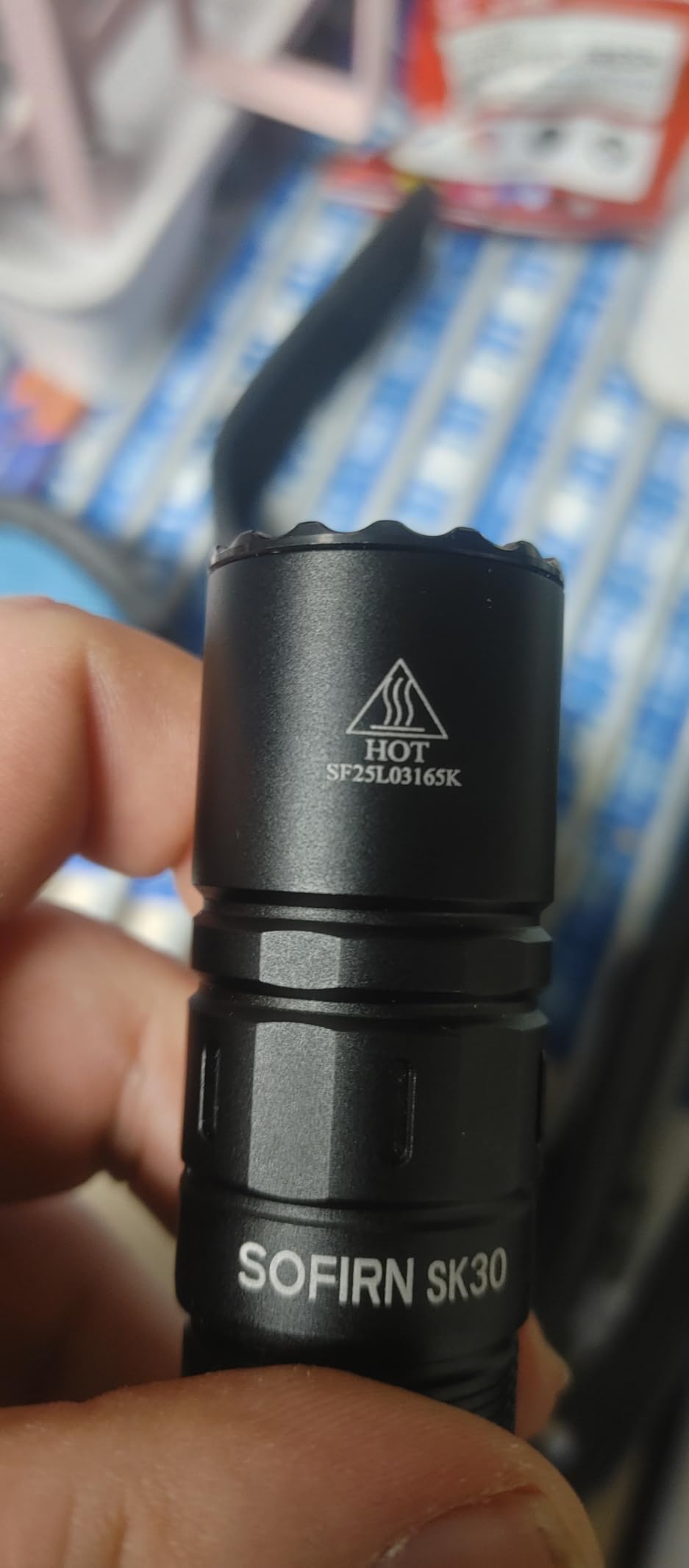 Sofirn SK30 Tactical Flashlight, 3000 Lumens Rechargeable with Holster | Dual Switch, Instant Strobe, 6 Modes, 1286ft Beam Distance, 42H Runtime, IPX8 Waterproof, for Police, Security, Camping, Work customer photo 2