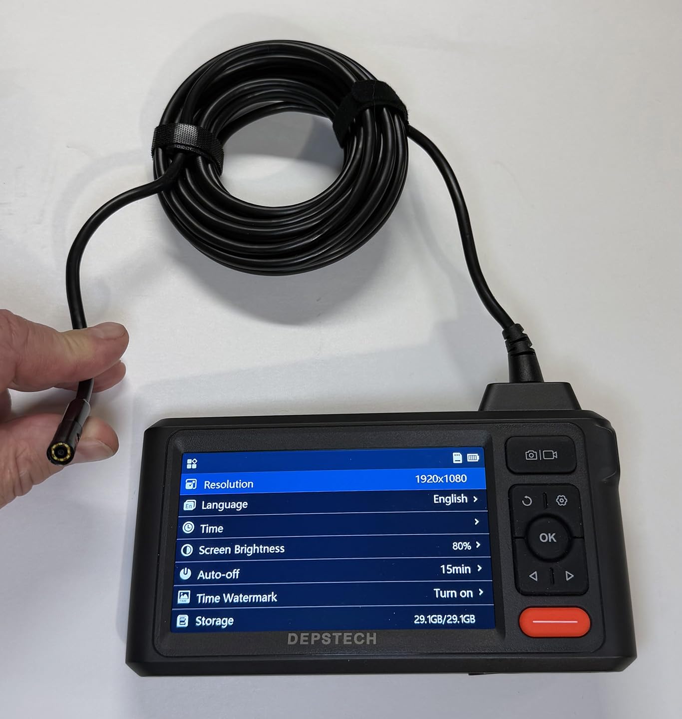 DEPSTECH Inspection Endoscope Camera with Lights: Triple Lens 5