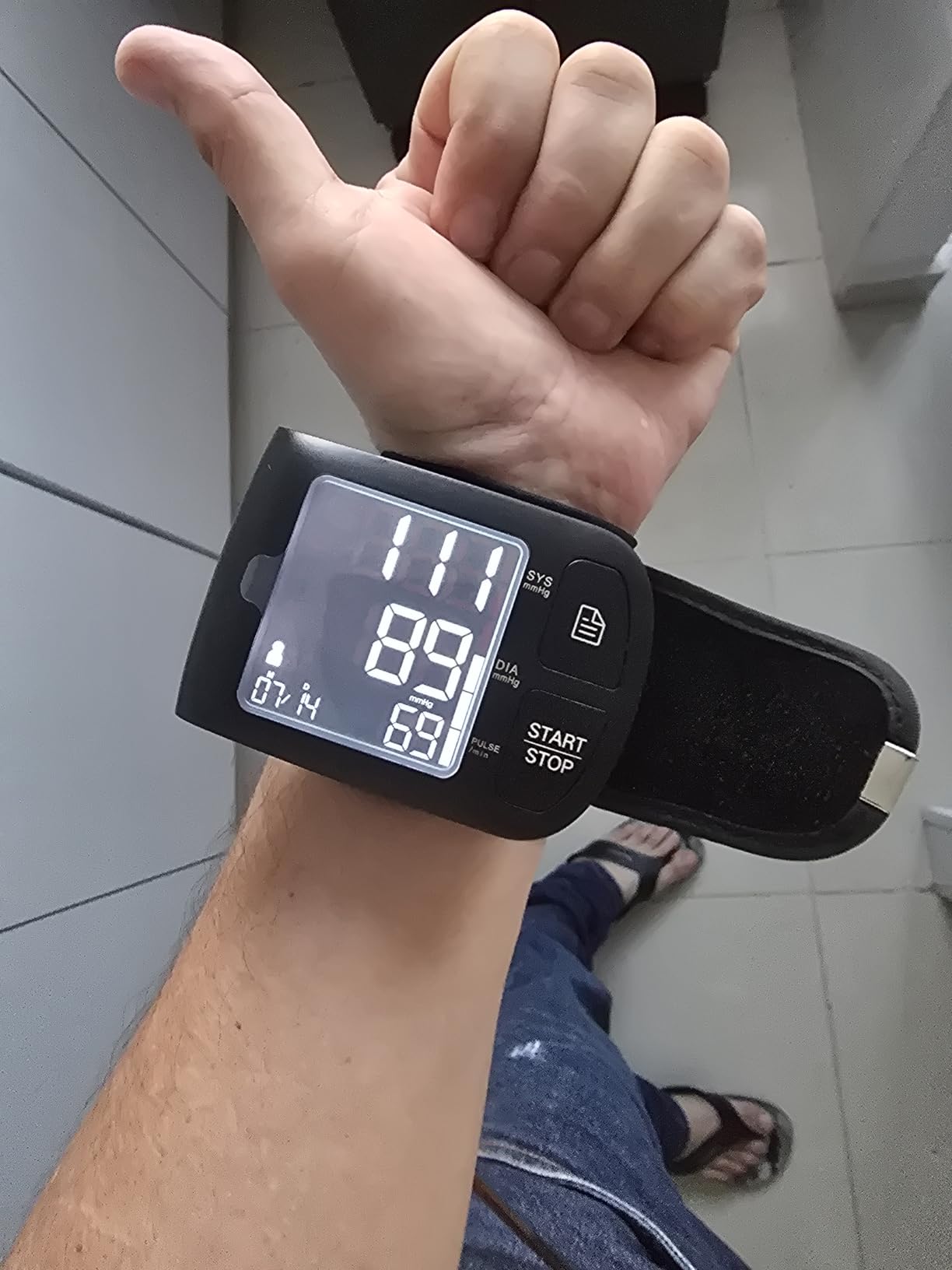 Blood Pressure Monitor Bluetooth BP Machine with Carrying Case, White | Compatible for iOS & Android, 199x2 Readings, Adjustable Wrist Cuff 5.31-8.46 inch, Voice Broadcast, Batteries Included customer photo 2