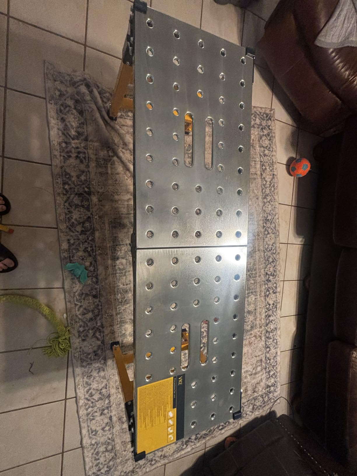 VKE Galvanized Folding Work Platform 47