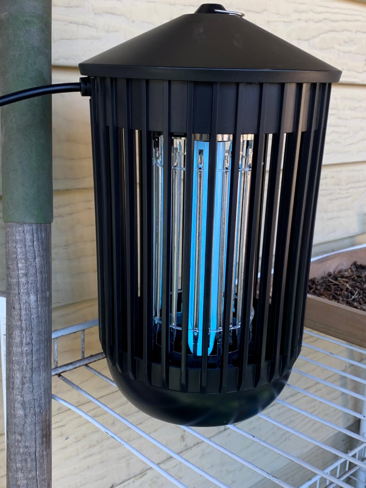 Bug Zapper Outdoor Indoor, Mosquito Zapper, Electric Fly Traps IPX4 Waterproof 20W Lamp Fly Insects Traps for Patio, Garage, Backyard, Porch customer photo 1